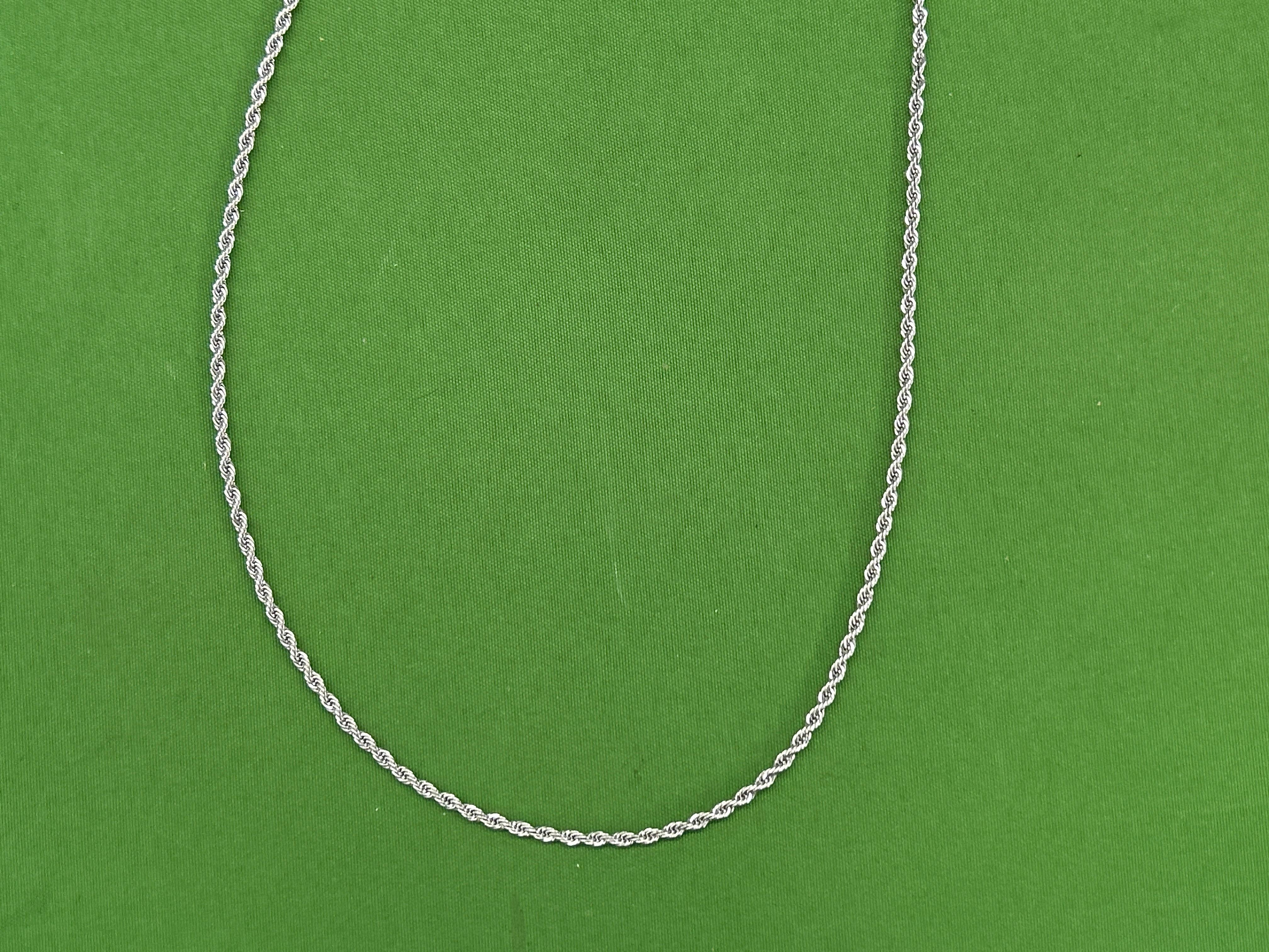 Foto QC 8 de Other Twist Rope Chain Necklace Metal Gold