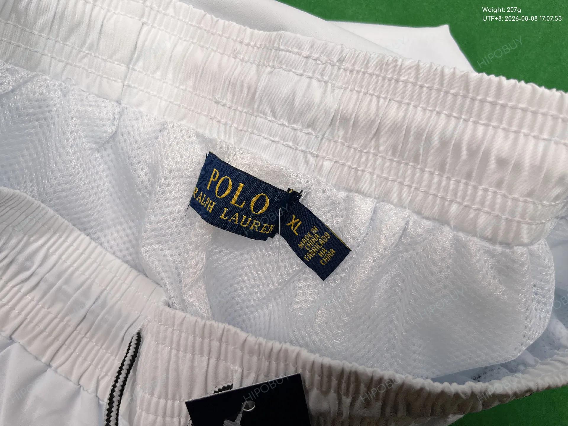 Foto QC 1 de Polo Ralph Lauren Board Shorts Pony Logo White