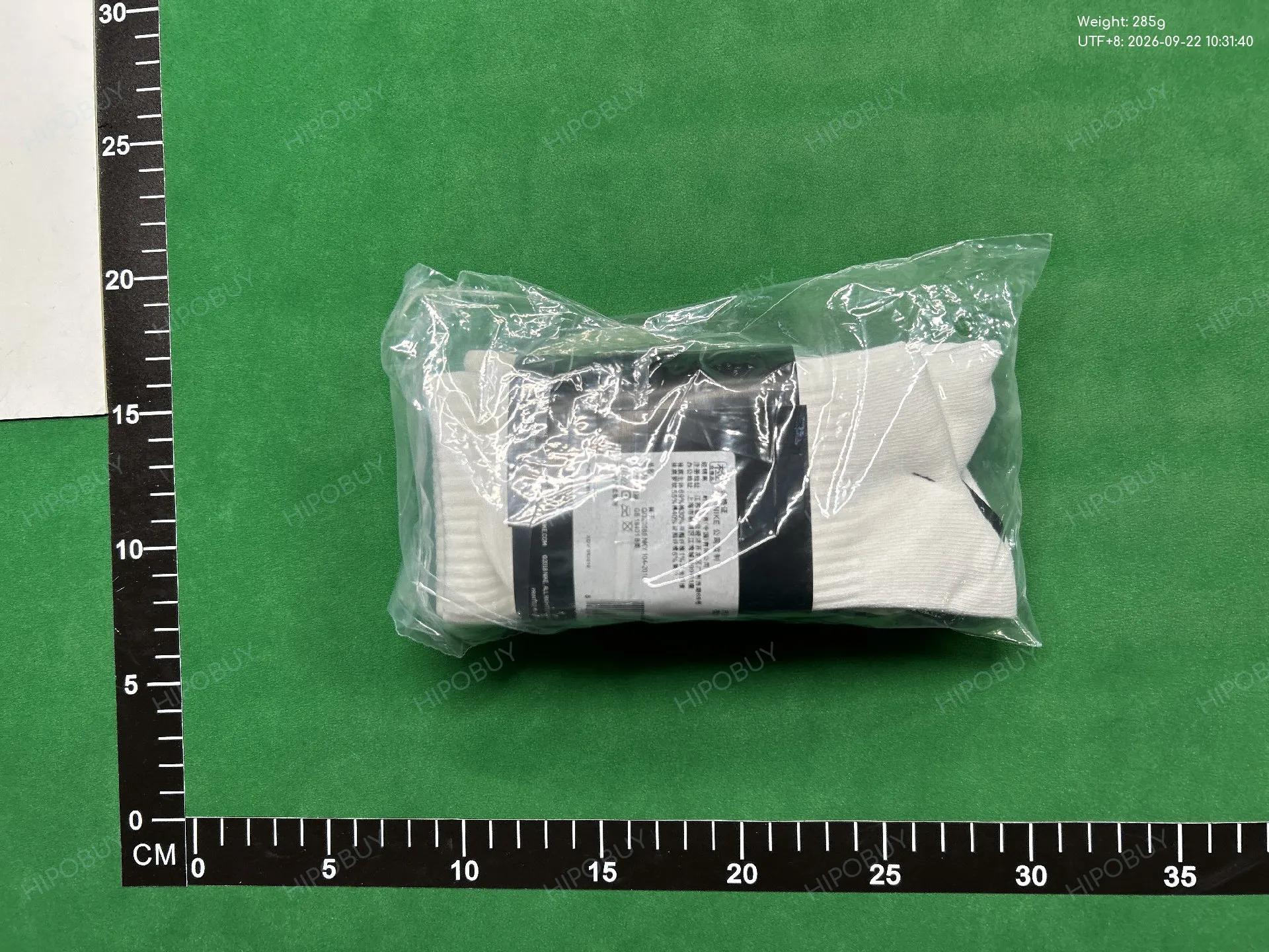 Foto QC 8 de Nike Crew Socks Cushioned Black White
