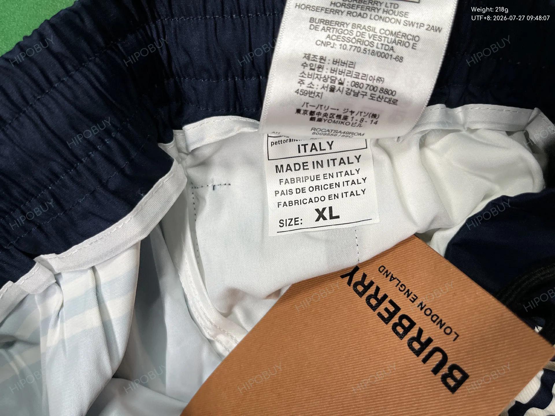Foto QC 5 de Burberry Board Shorts Mixed Check Multicolor