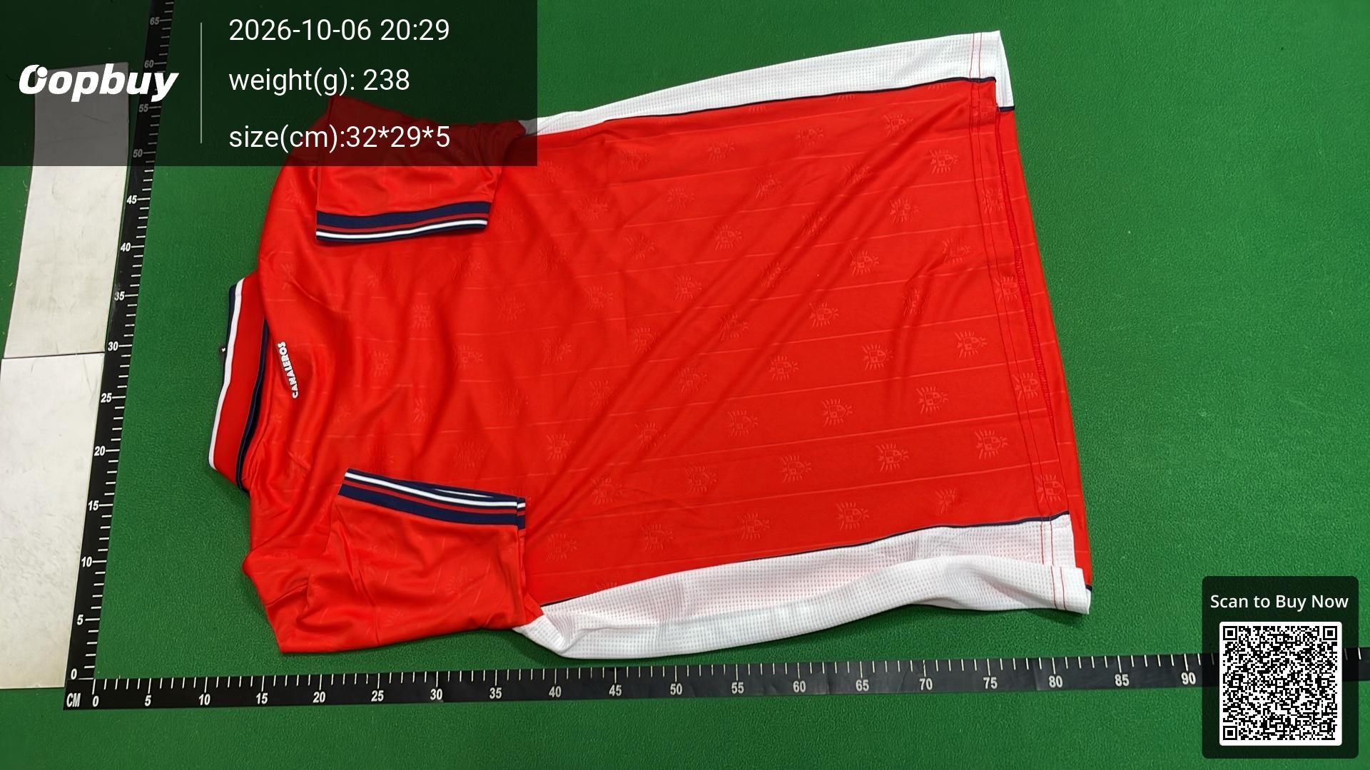 Foto QC 7 de Reebok x Panama Retro 1992/94 Home Jersey Red