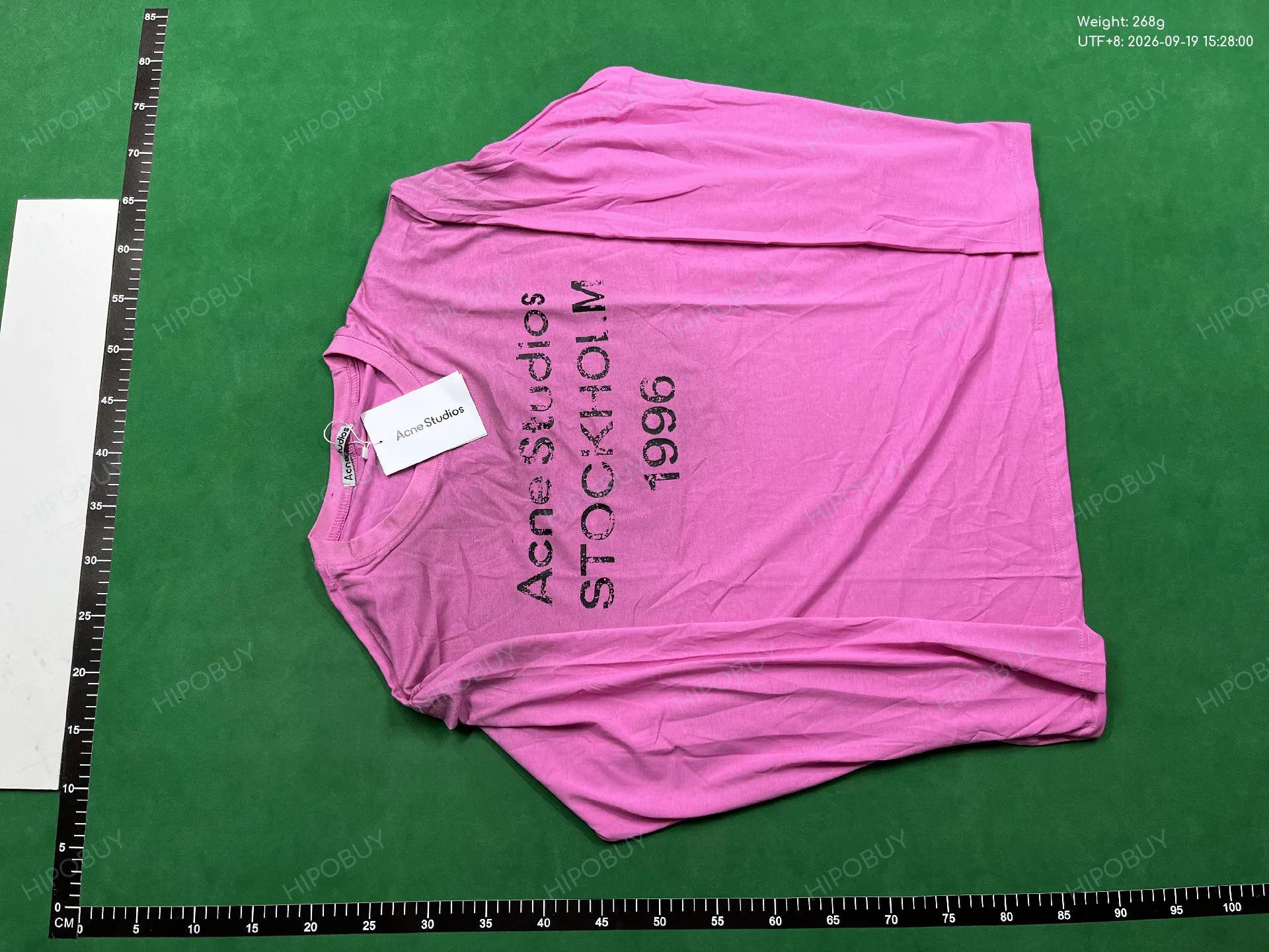 Foto QC 6 de Acne Studios T-shirt Stockholm 1996 Distressed Long-Sleeve White