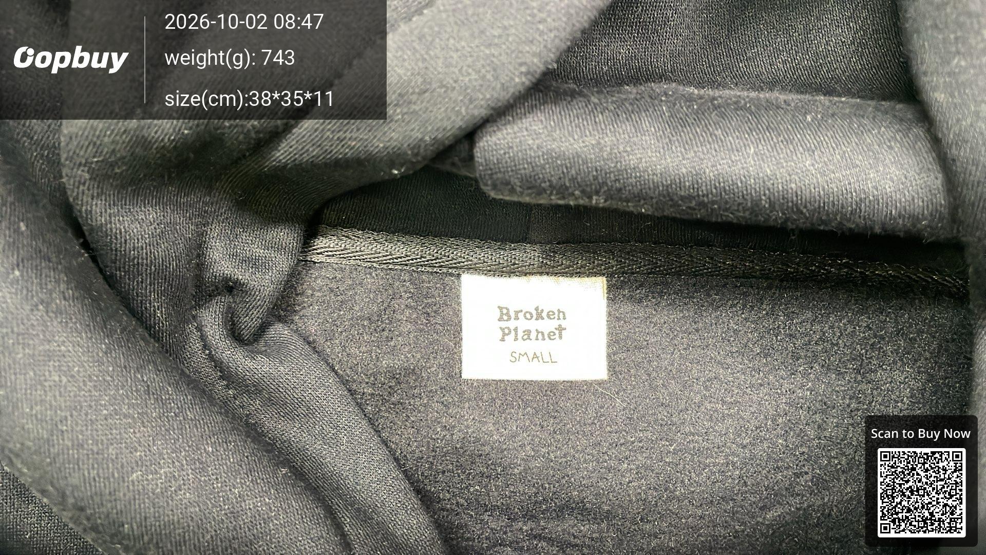 Foto QC 1 de Broken Planet It Starts With Luv Sweater Puff Print Brown