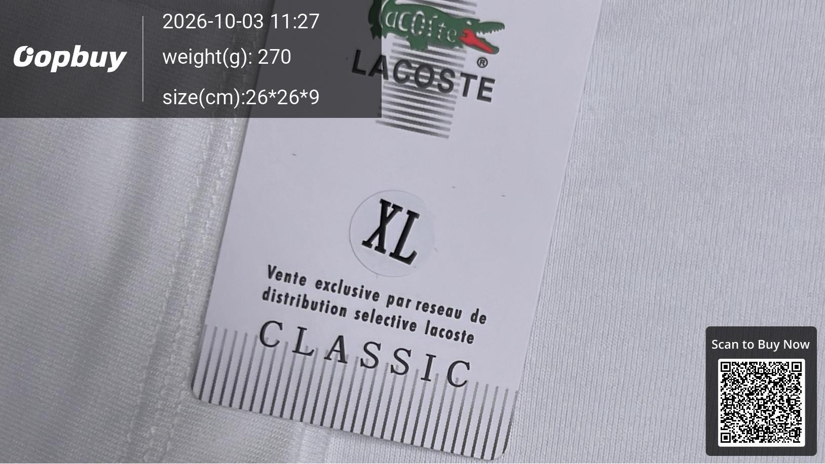 Foto QC 5 de Lacoste Shirt Crocodile Logo Green