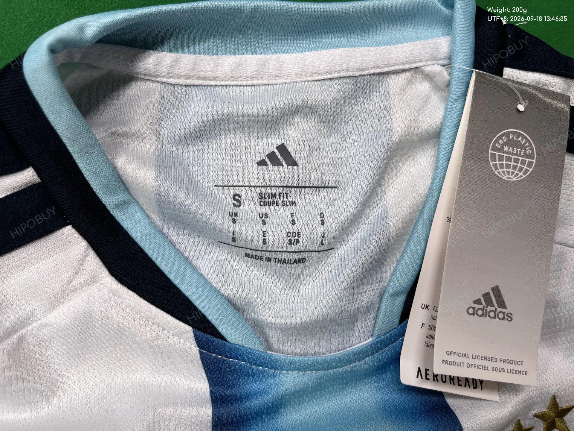 Foto QC 5 de adidas x Argentina 2024 Home Jersey White/Light Blue