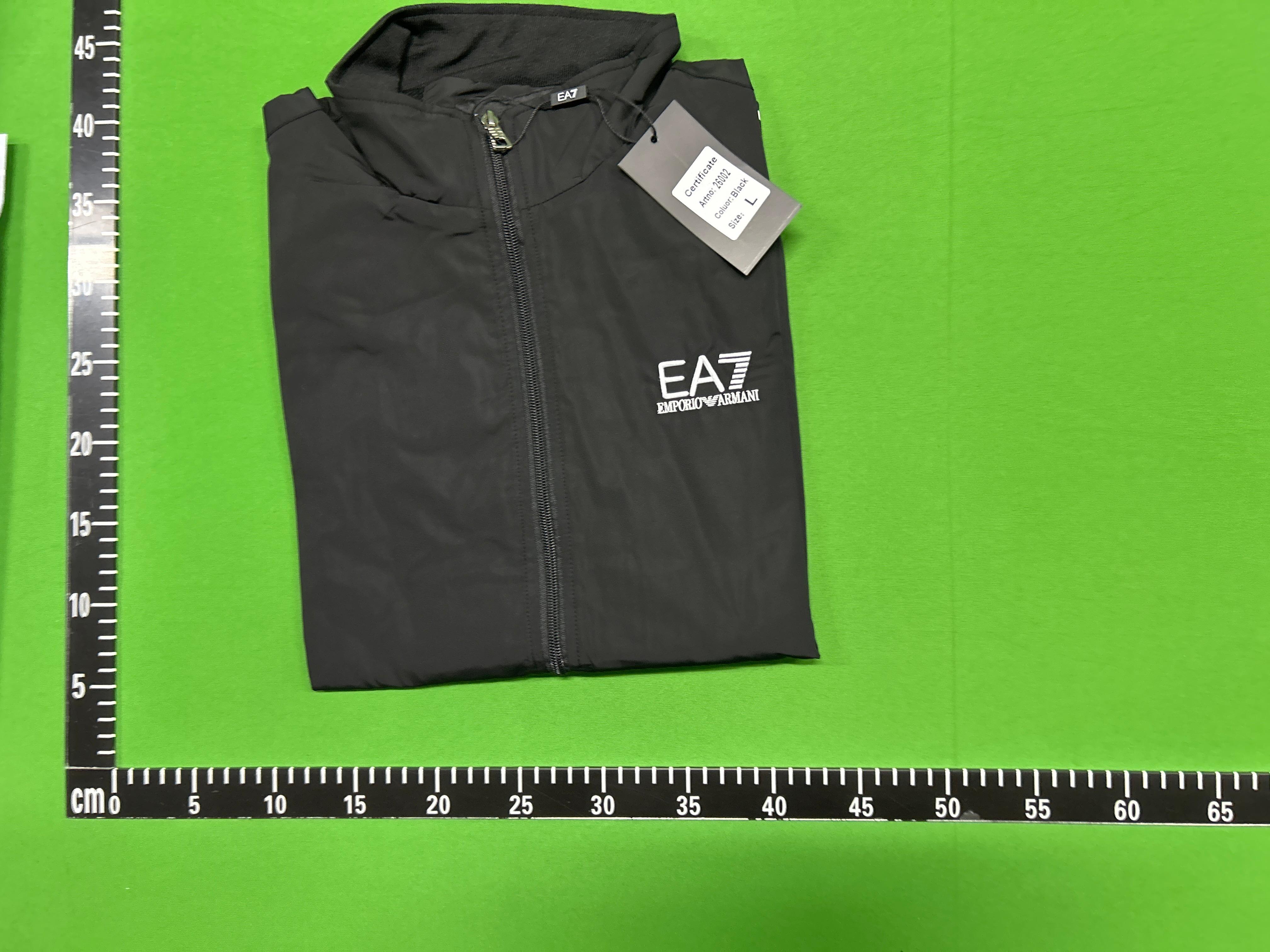 Foto QC 5 de EA7 Emporio Armani Core Identity Bomber Jacket Stripe Trim Black