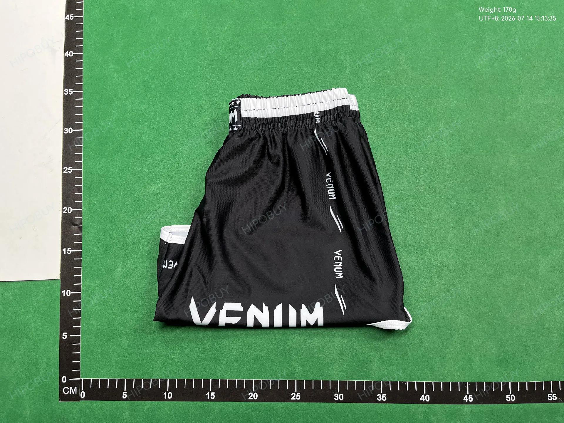 Foto QC 4 de Venum Shorts Muay Thai Quick-dry White Red