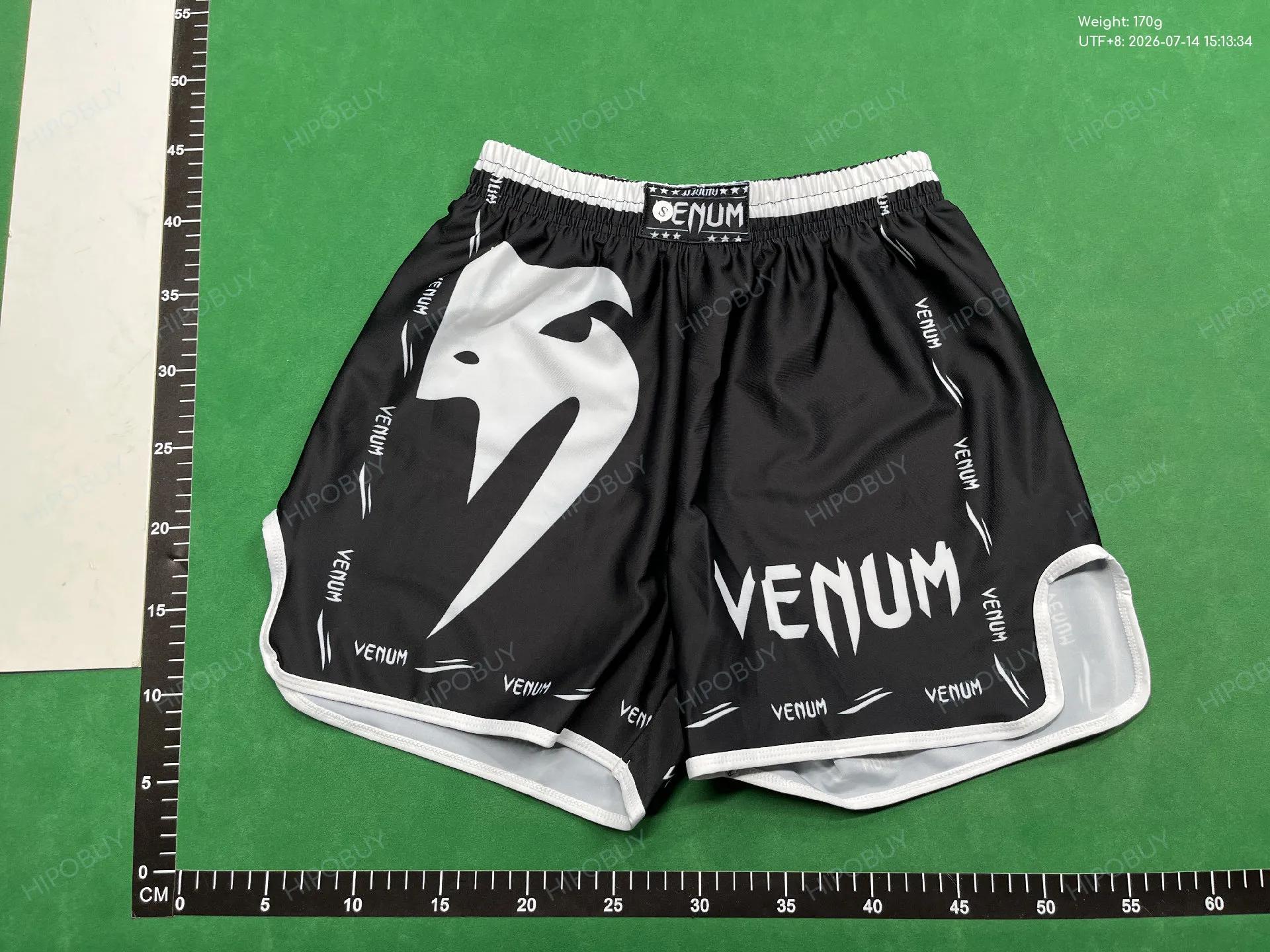 Foto QC 2 de Venum Shorts Muay Thai Quick-dry White Red