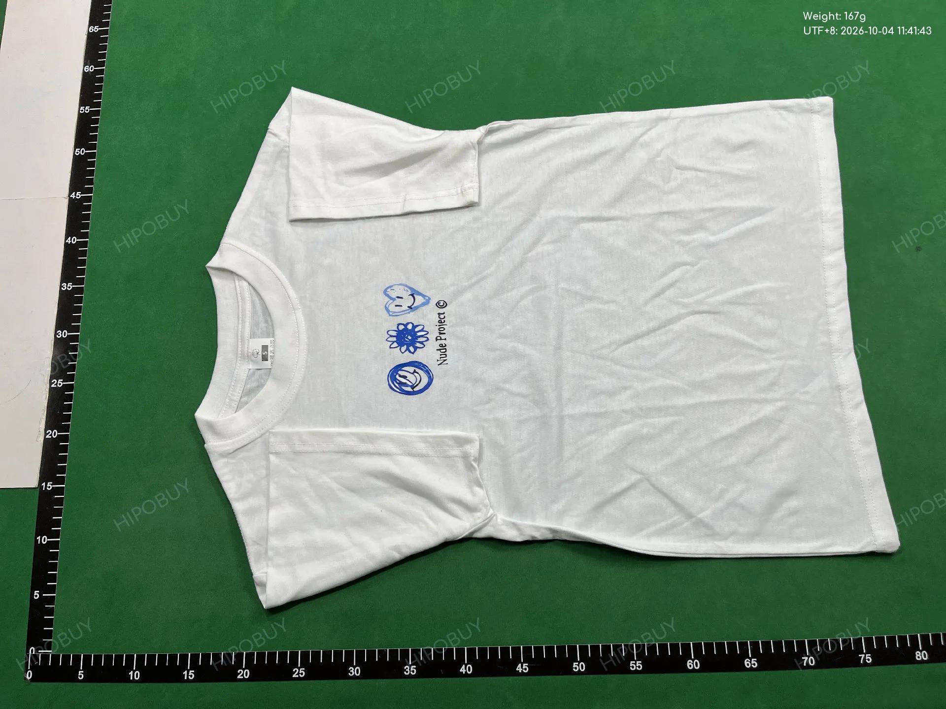 Foto QC 6 de Nude Project T-shirt Flower Vase Print White
