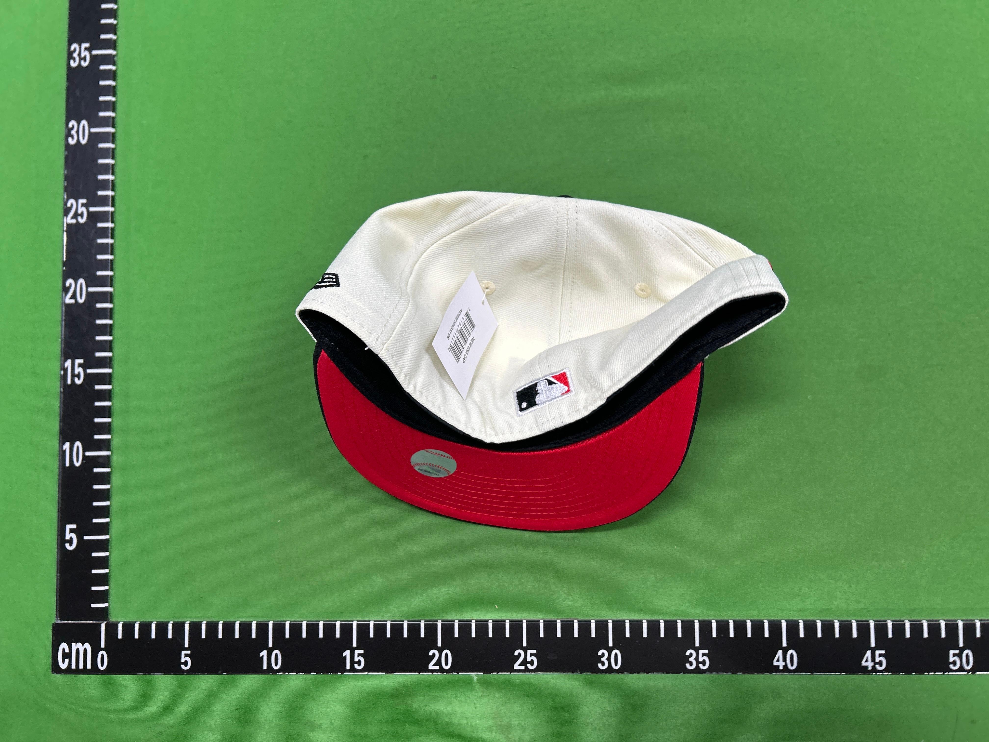 Foto QC 3 de New Era 59FIFTY Los Angeles Dodgers Skeleton Cap Cream Red