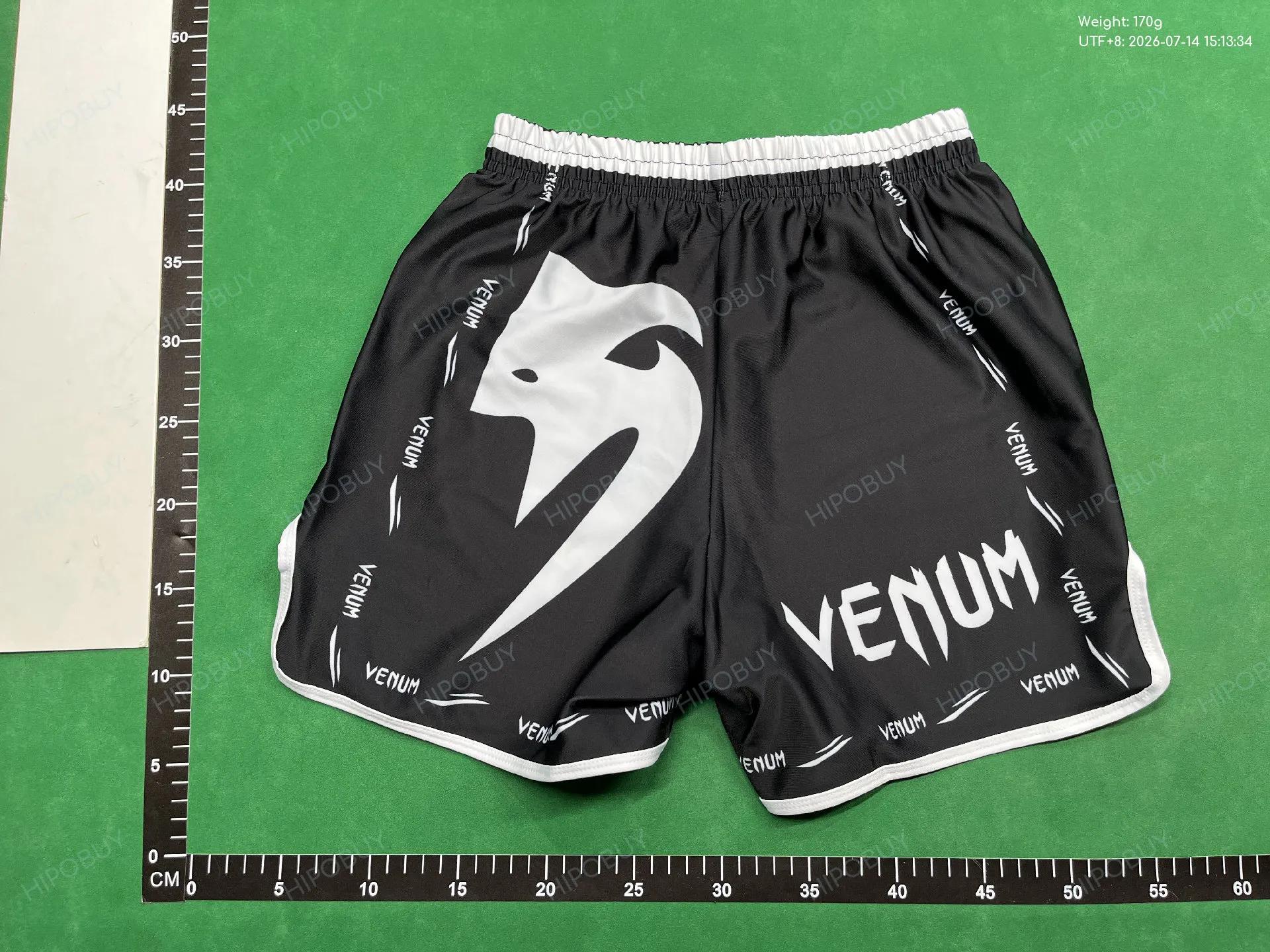 Foto QC 3 de Venum Shorts Muay Thai Quick-dry White Red