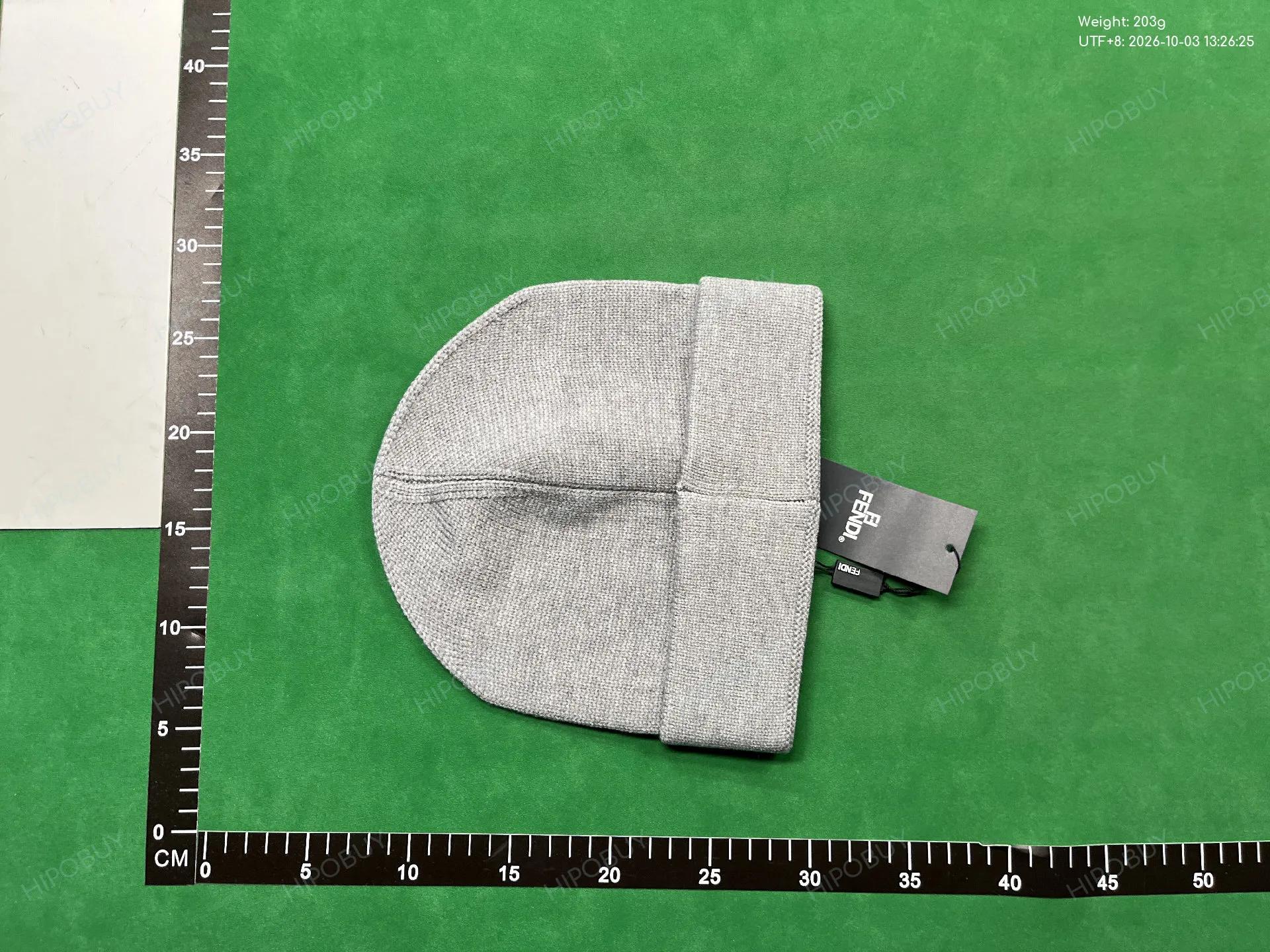 Foto QC 5 de Fendi Logo Beanie Black