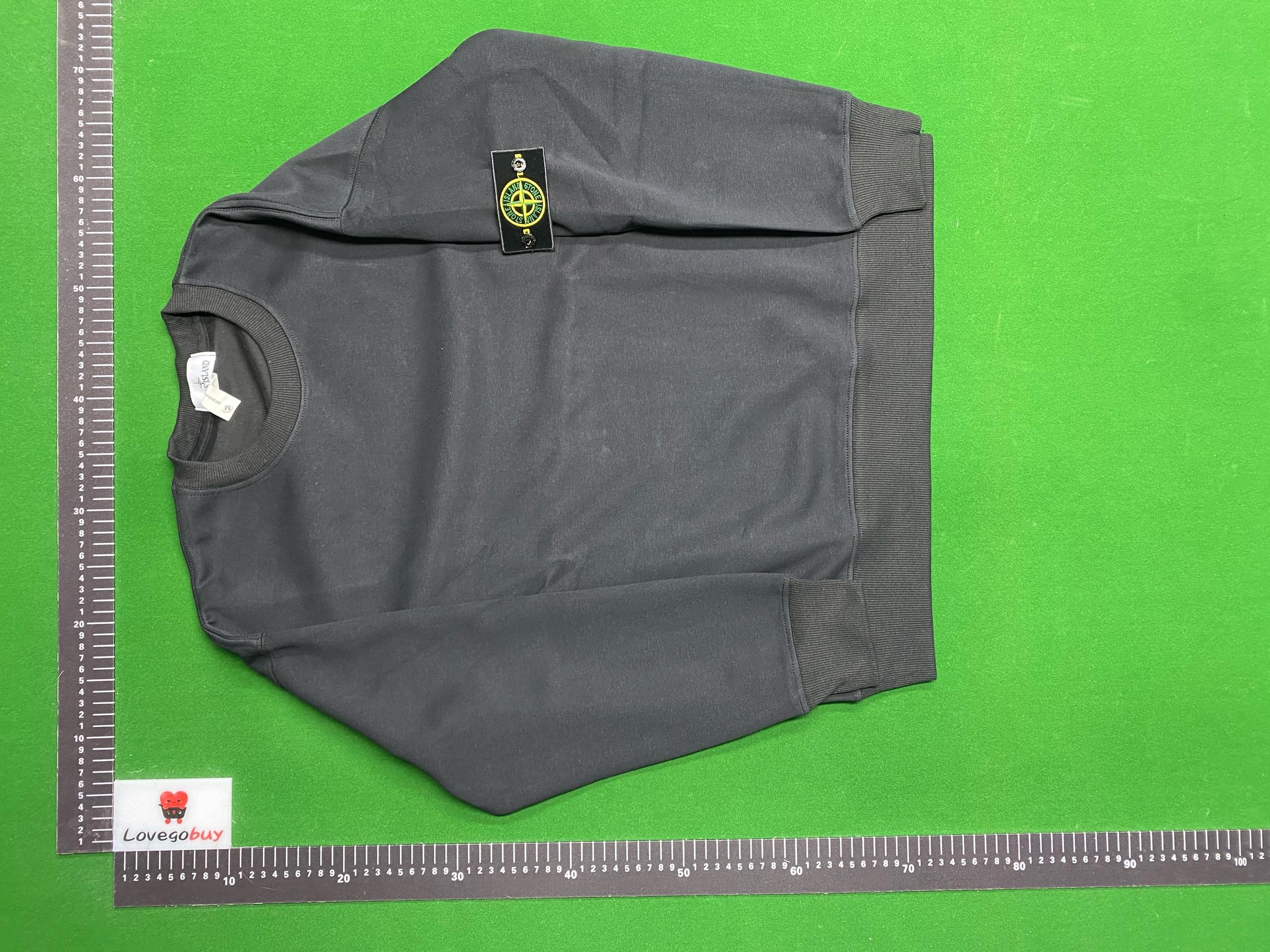 Foto QC 6 de Stone Island Marled Knit Zip Sweater Charcoal Grey