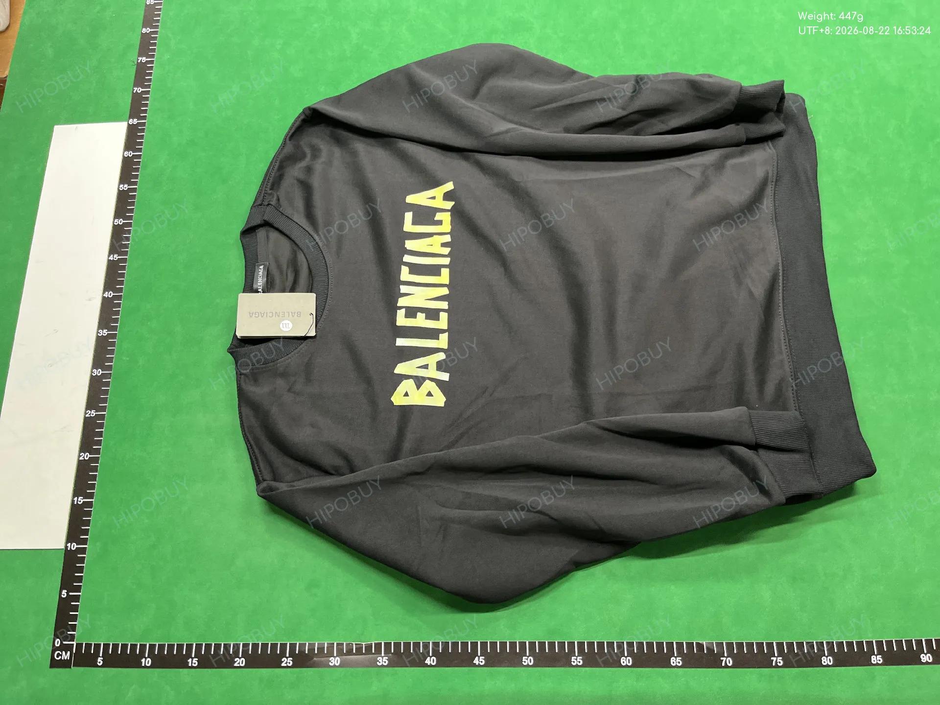 Foto QC 2 de Balenciaga 3B Sports Icon Crewneck Sweater Black