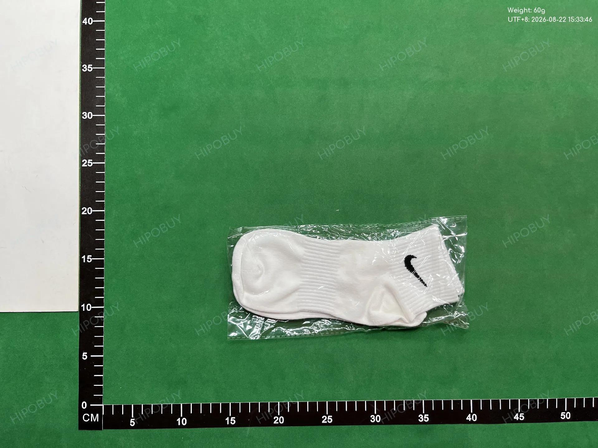 Foto QC 4 de Nike Everyday Crew Socks Lightweight Dri-FIT White Black