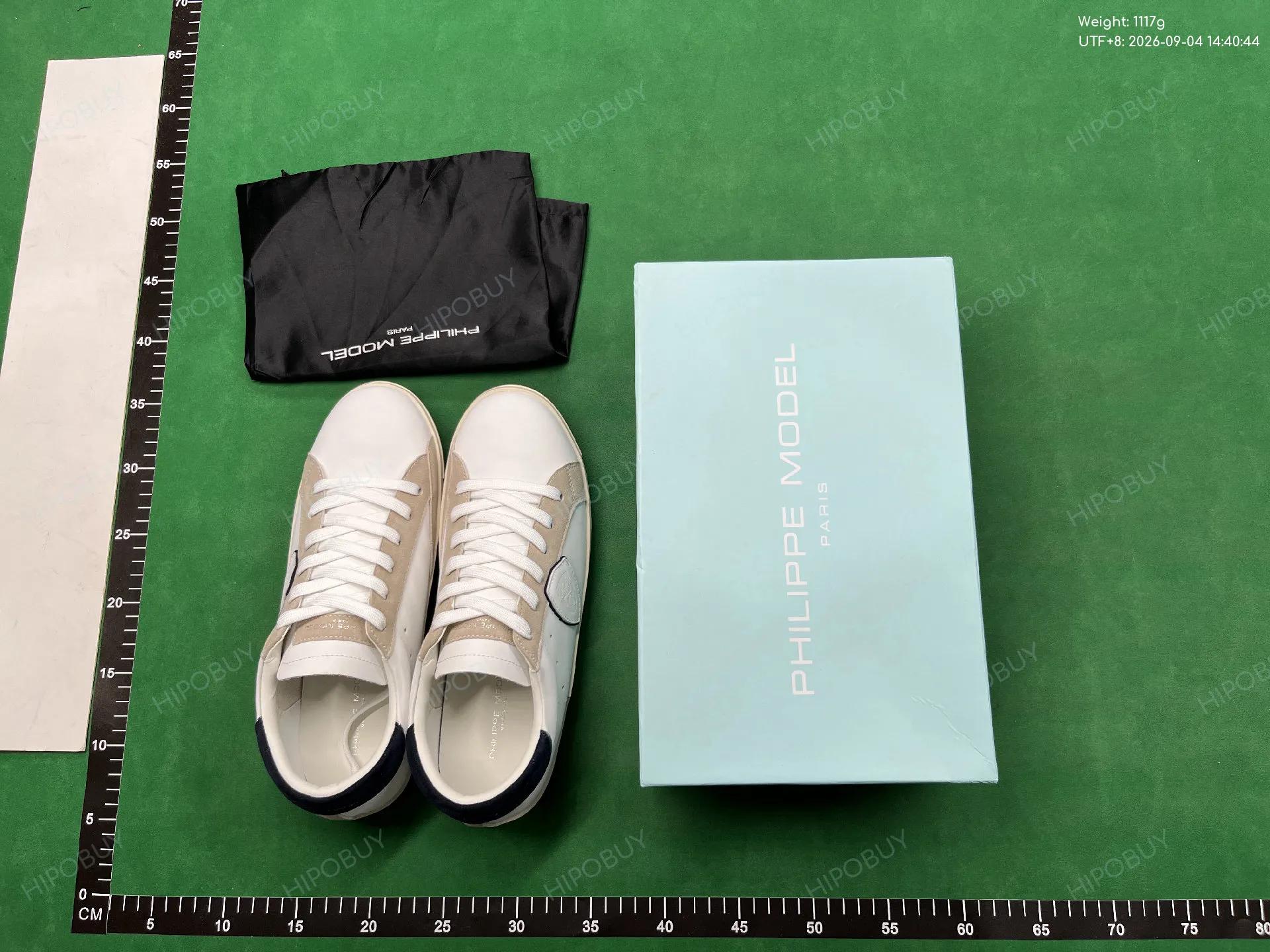 Foto QC 1 de Philippe Model Paris Low White Navy