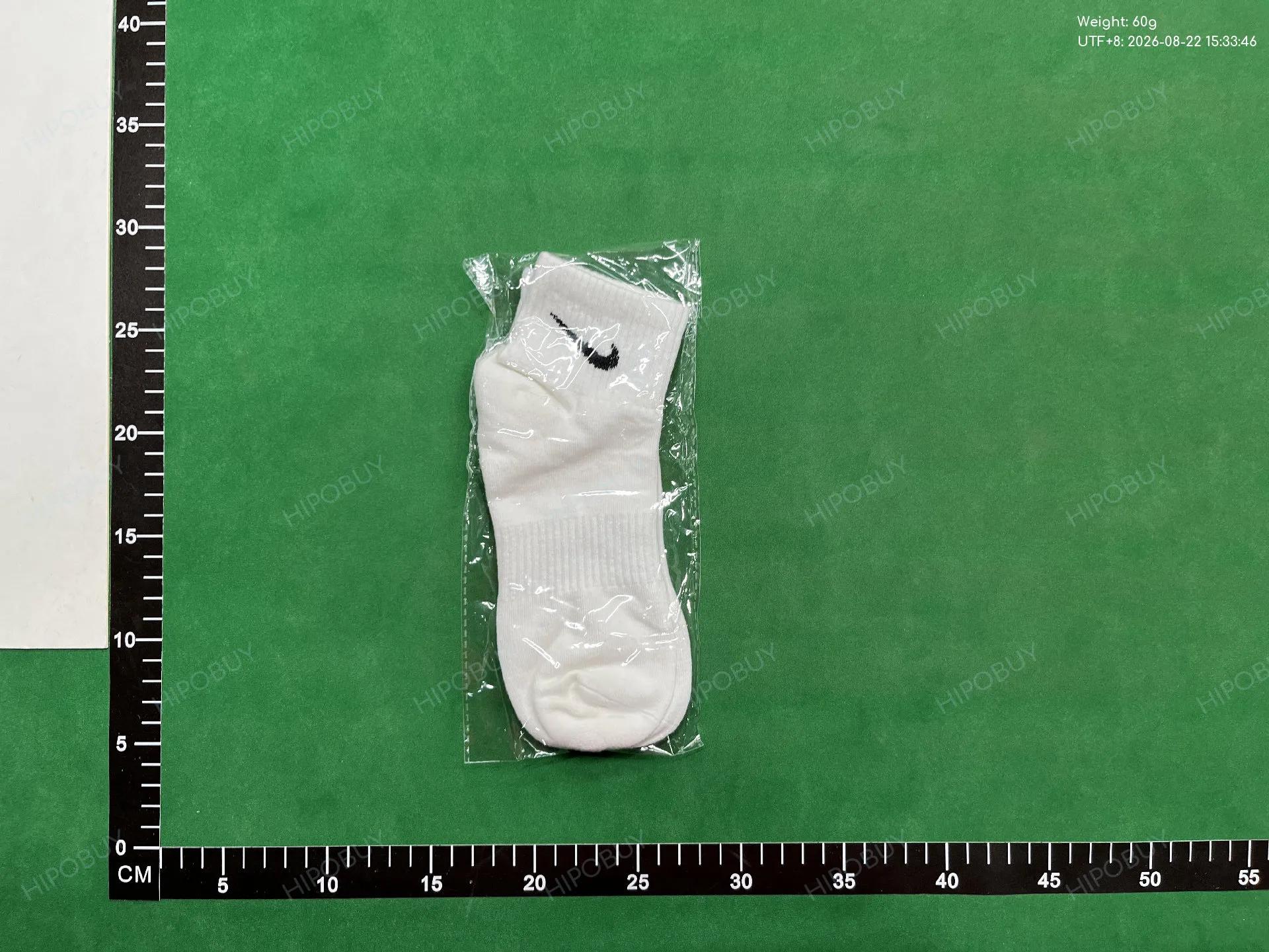 Foto QC 6 de Nike Everyday Crew Socks Lightweight Dri-FIT White Black