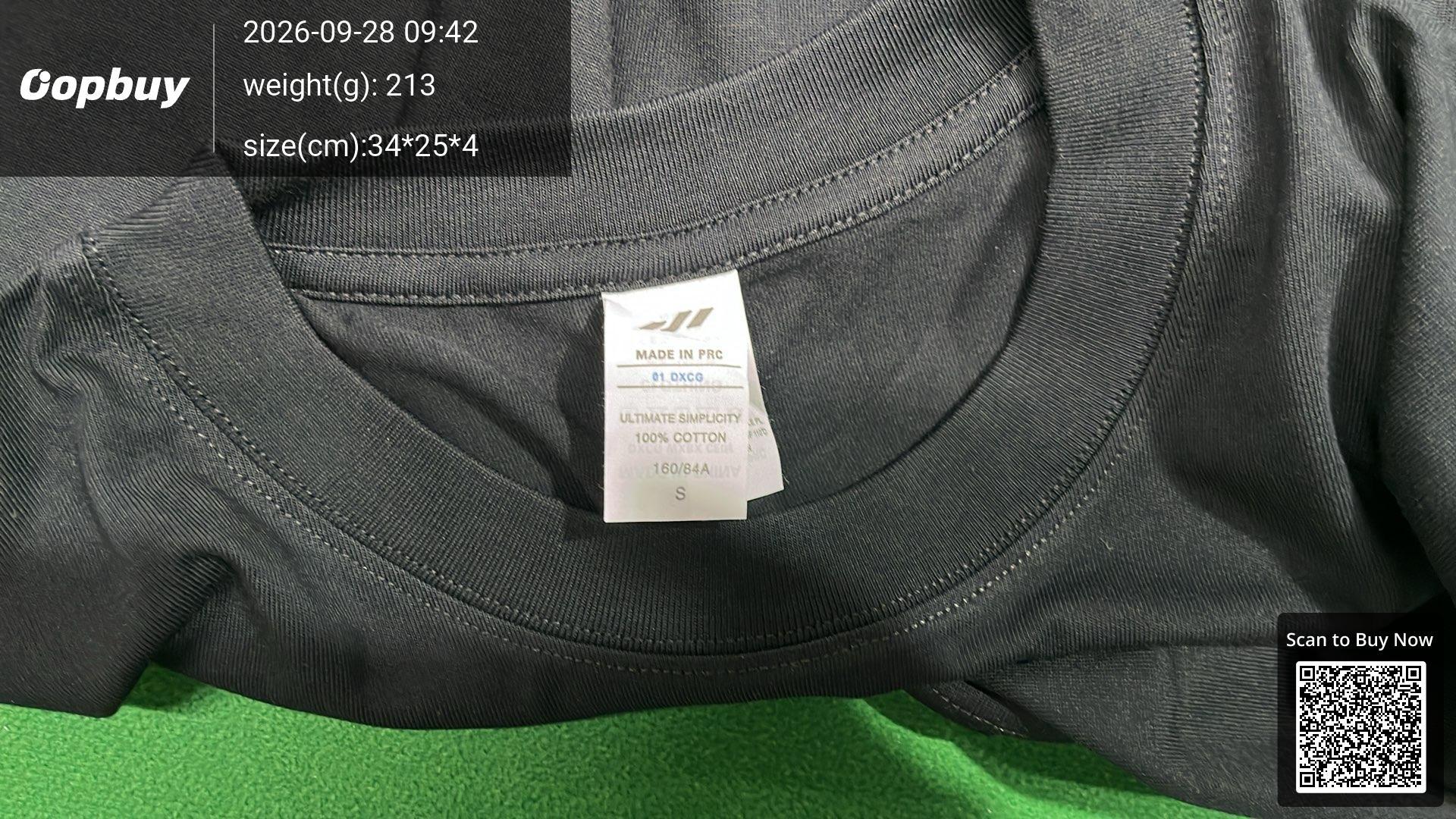 Foto QC 5 de Unbranded Heavyweight T-shirt Solid Brown