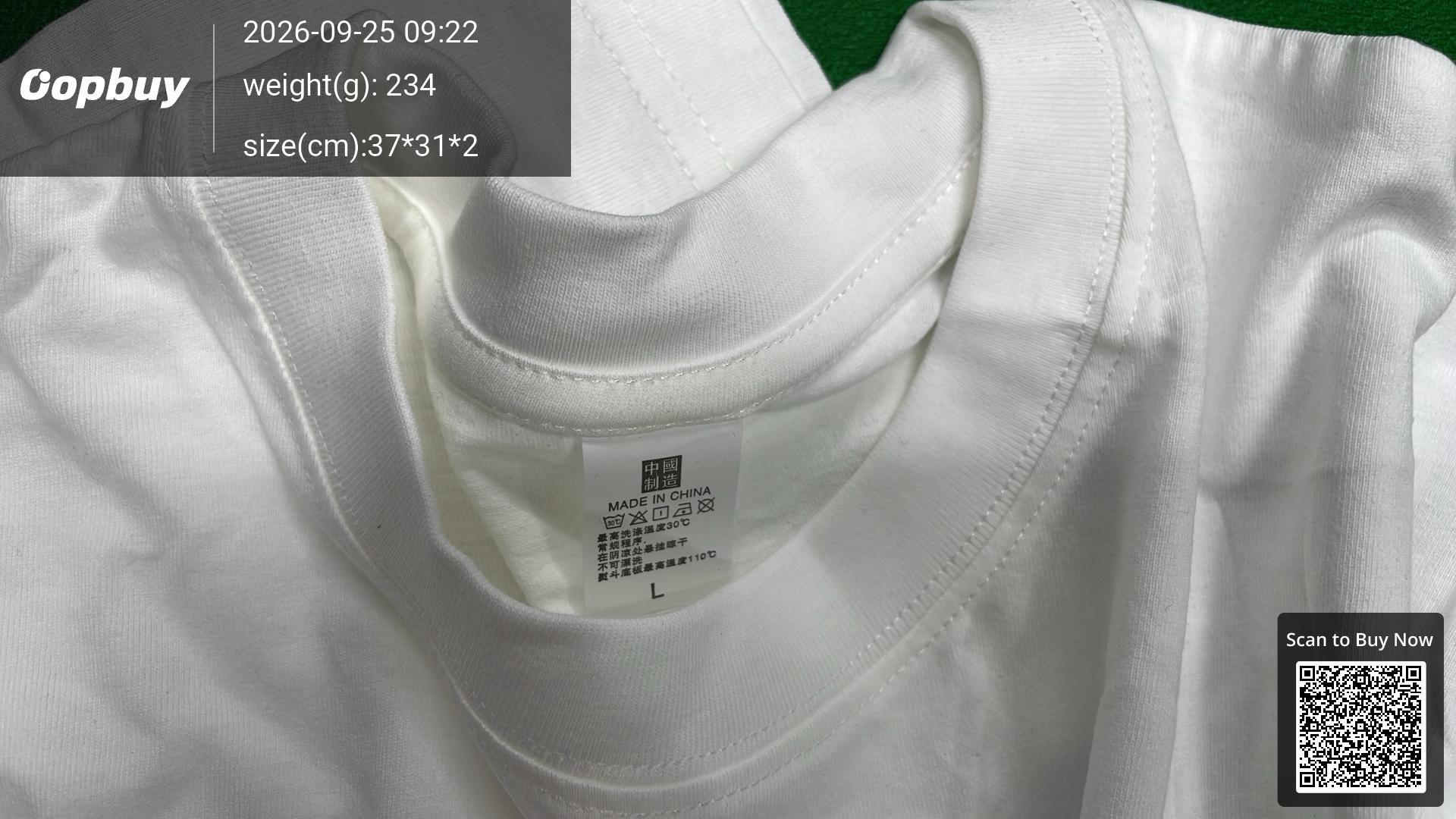 Foto QC 1 de Saint Laurent YSL Logo Print T-shirt White
