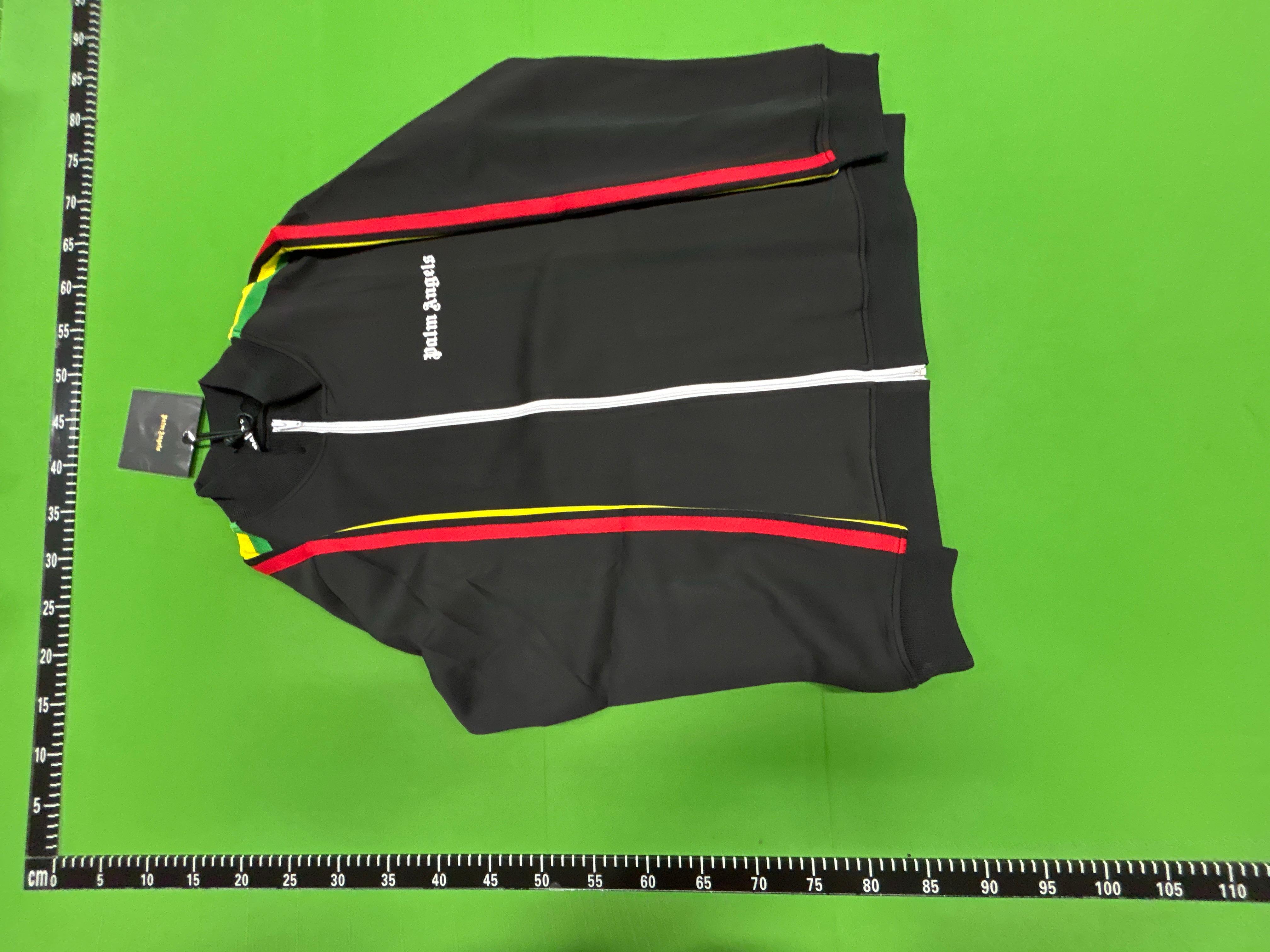 Foto QC 2 de Palm Angels Classic Track Jacket Striped Webbing Black