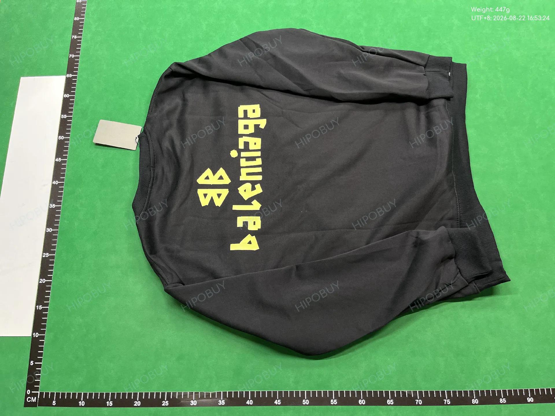 Foto QC 3 de Balenciaga 3B Sports Icon Crewneck Sweater Black