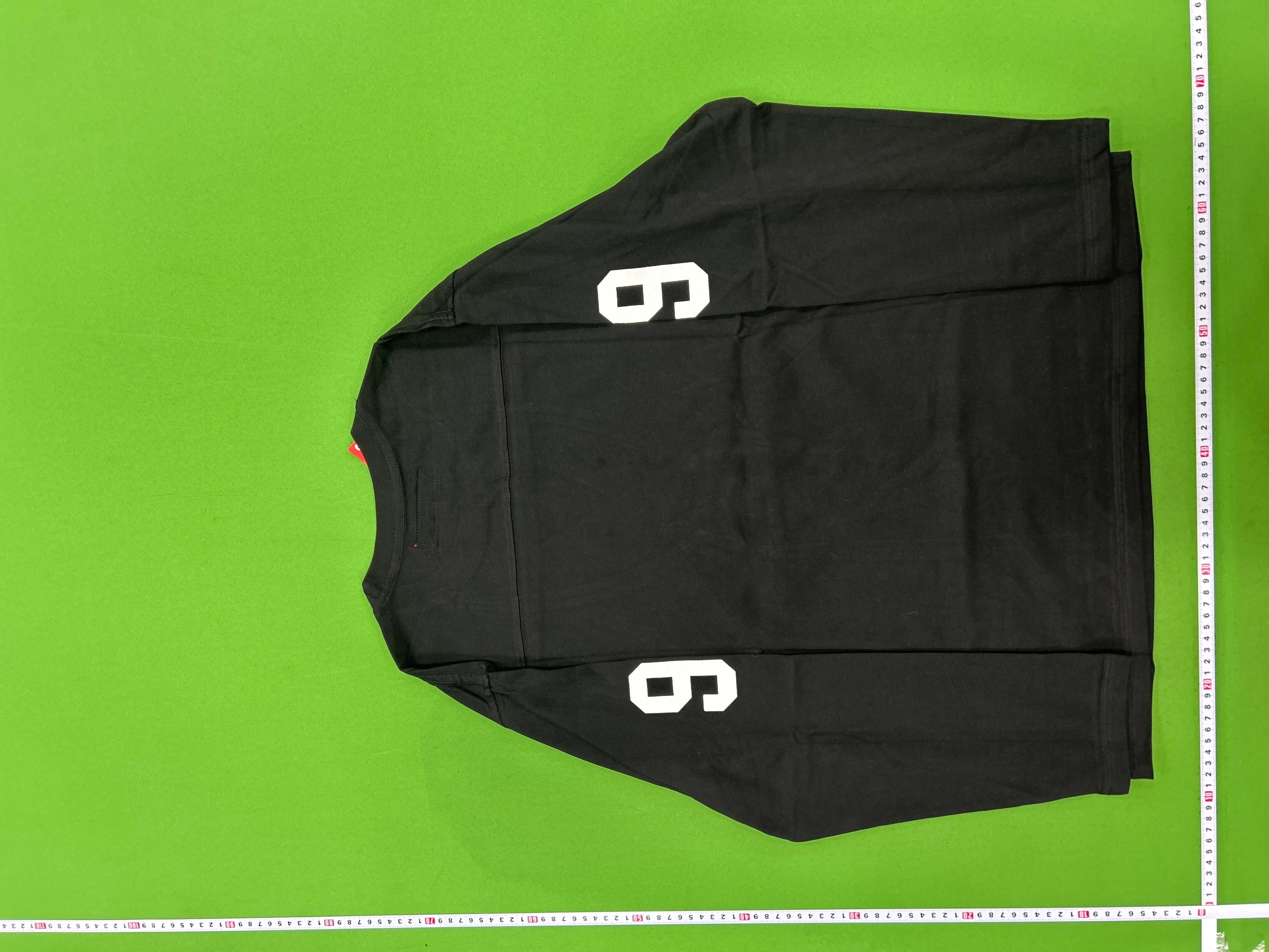Foto QC 4 de Supreme 2024 Long Sleeve Number 8 Football Jersey White