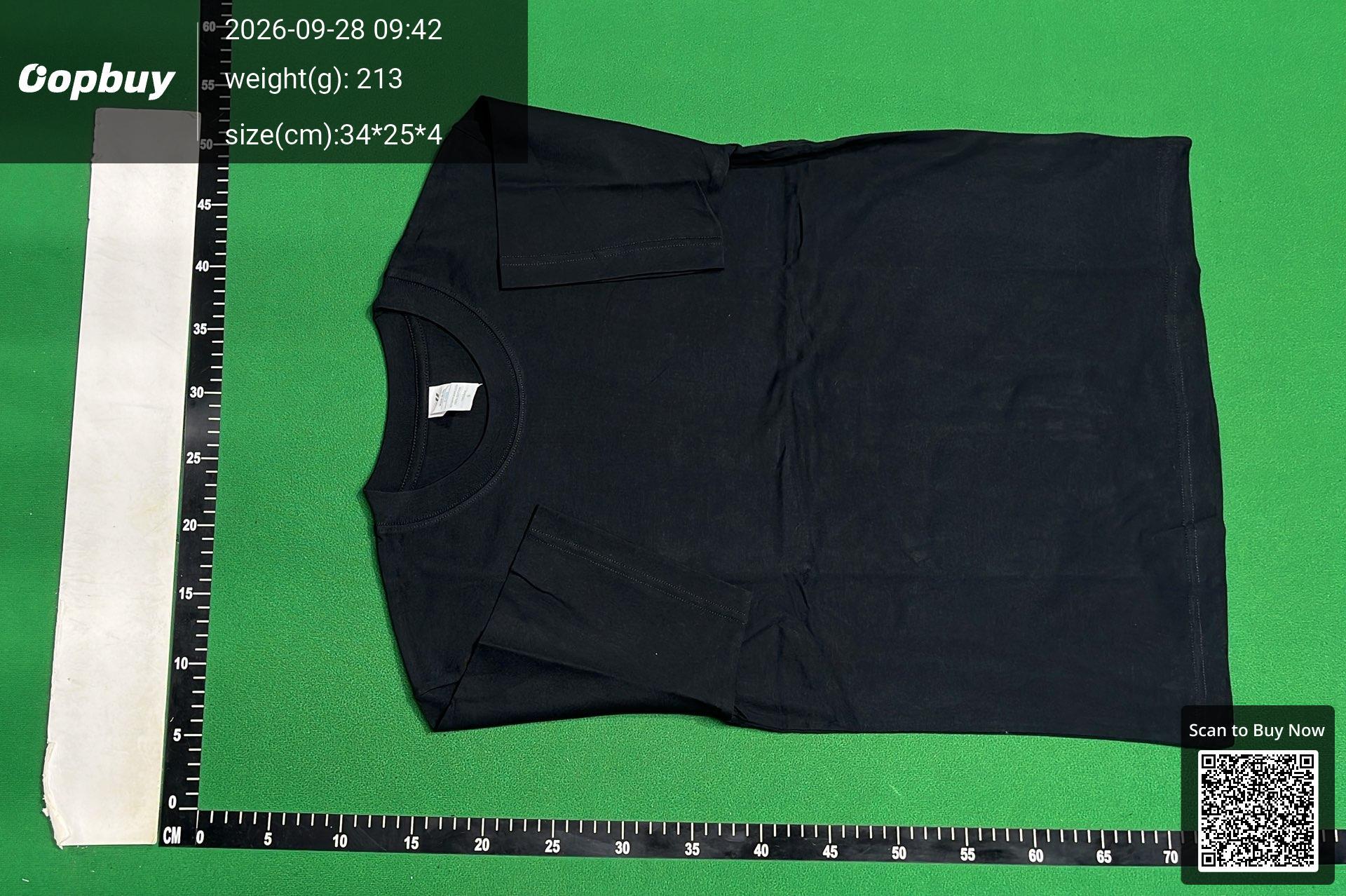 Foto QC 6 de Unbranded Heavyweight T-shirt Solid Brown