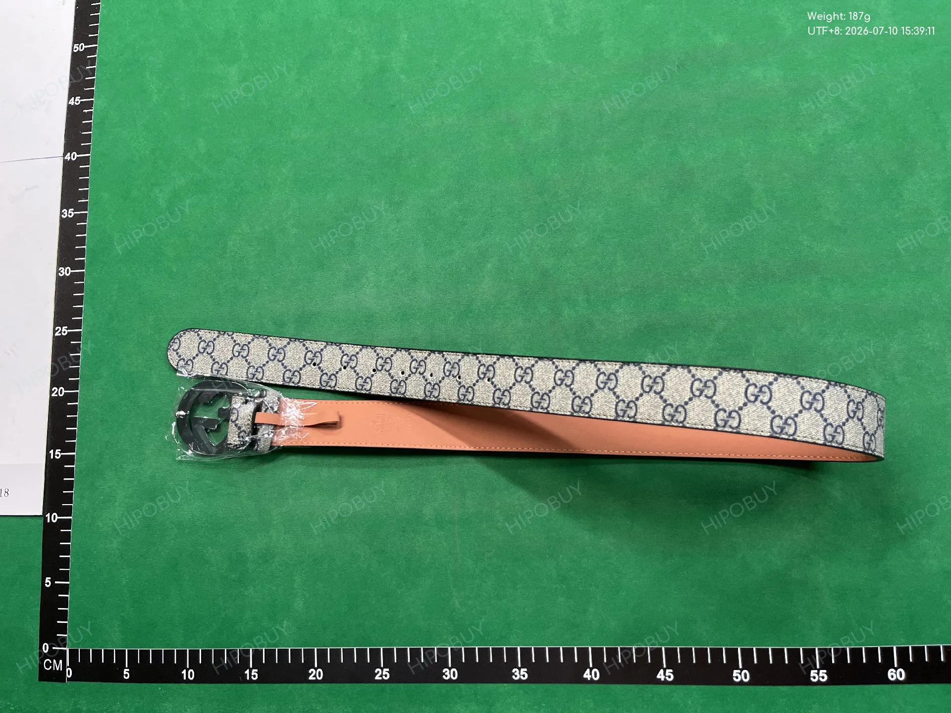 Foto QC 3 de Gucci Interlocking G Belt Black Gucci Signature Leather