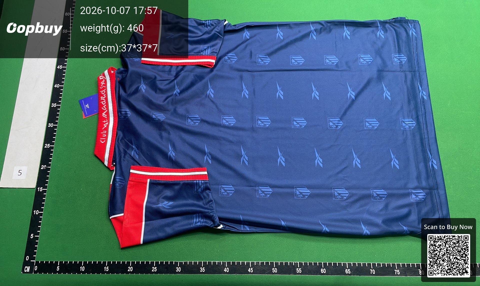Foto QC 7 de Reebok x Atletico Madrid Retro 1998/99 Home Jersey Red/White