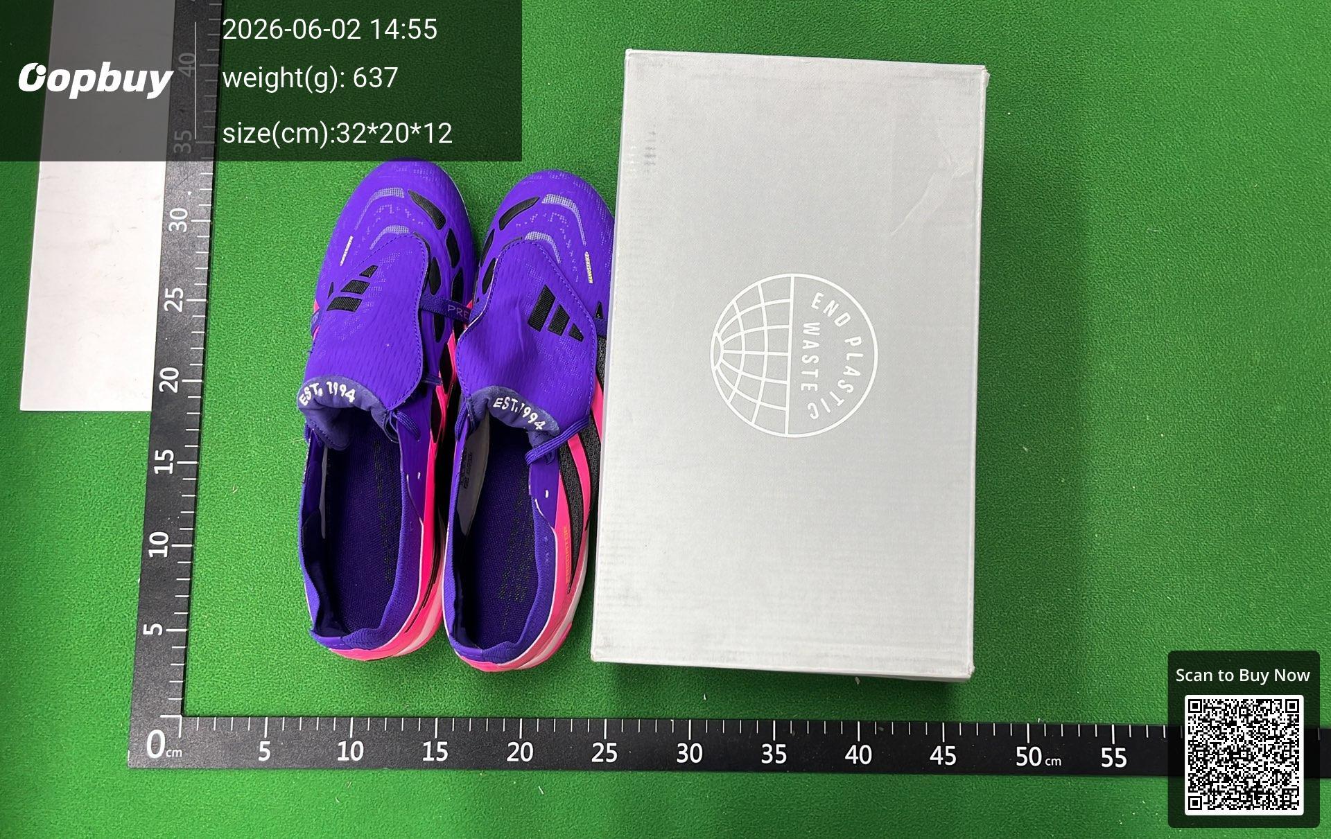 Foto QC 7 de Unbranded Soccer Cleats Knit Low-Top FG Black