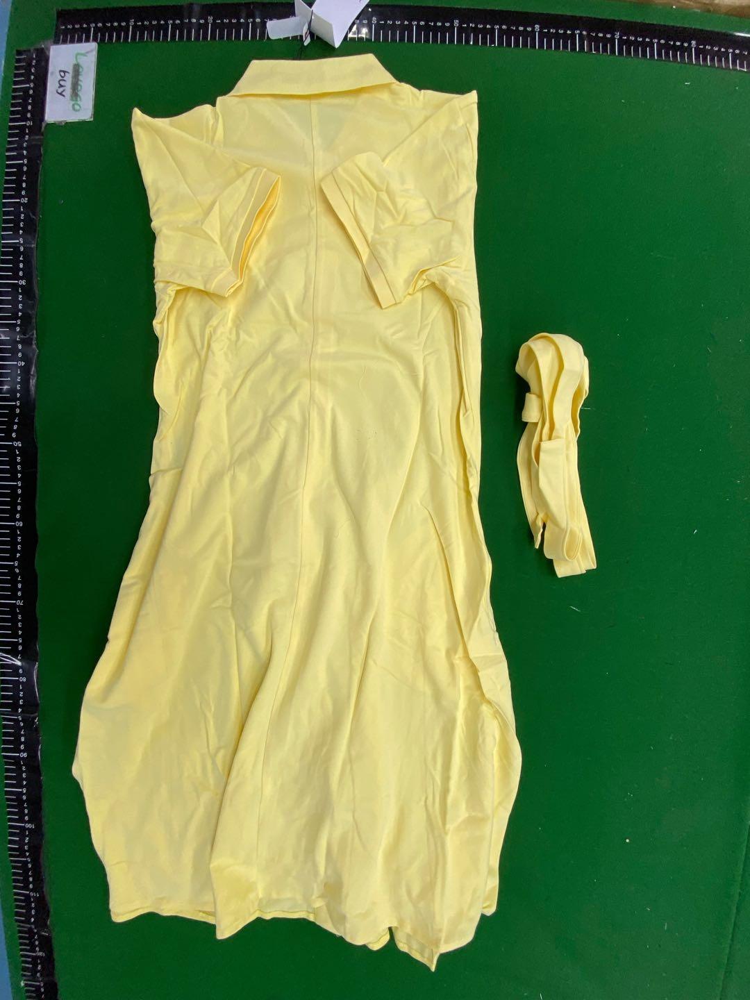 Foto QC 7 de Lacoste Shirt Belted Pique Polo Dress Yellow