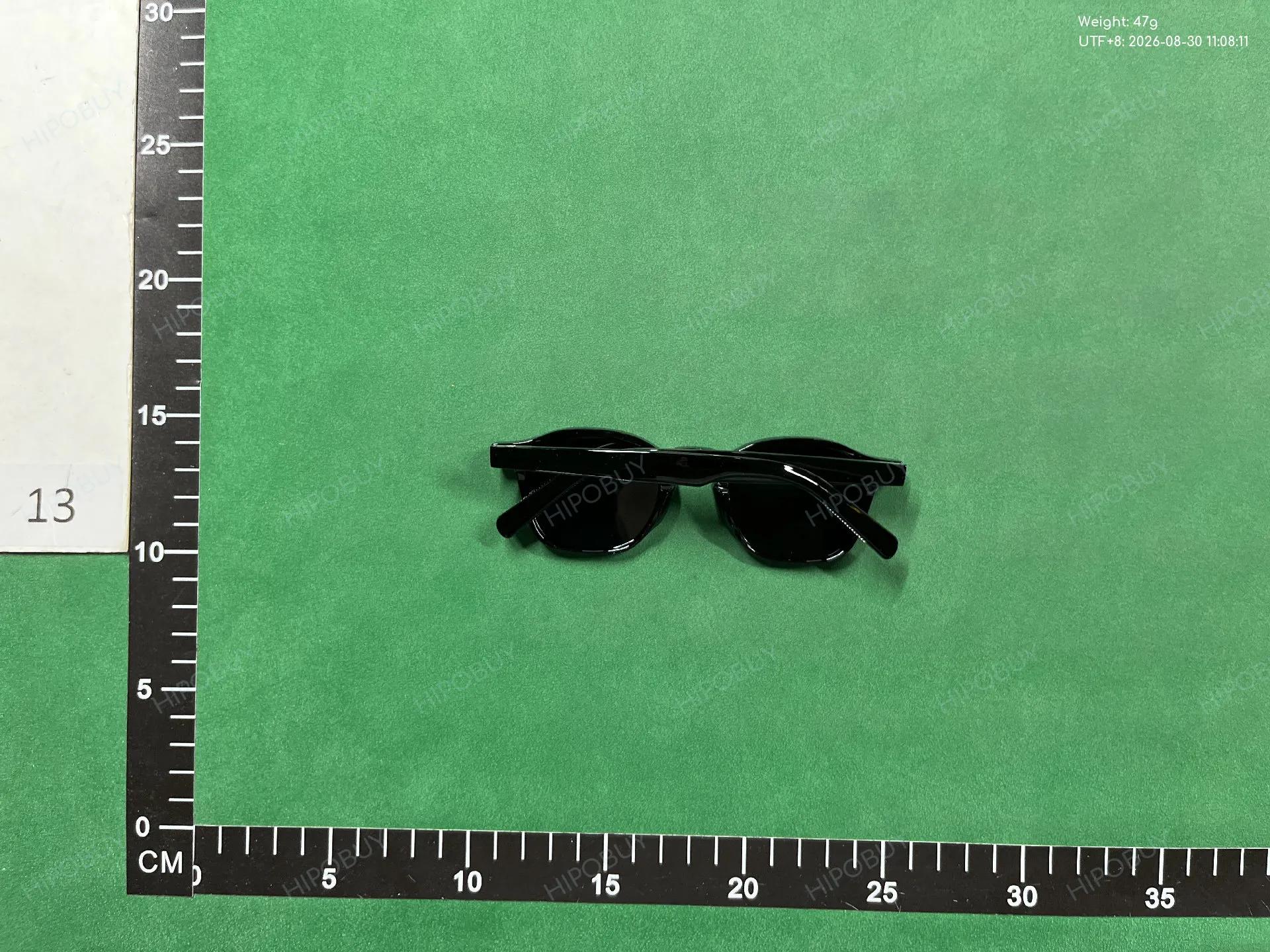 Foto QC 2 de Unbranded Round-Frame Acetate Sunglasses Blue Grey Grey