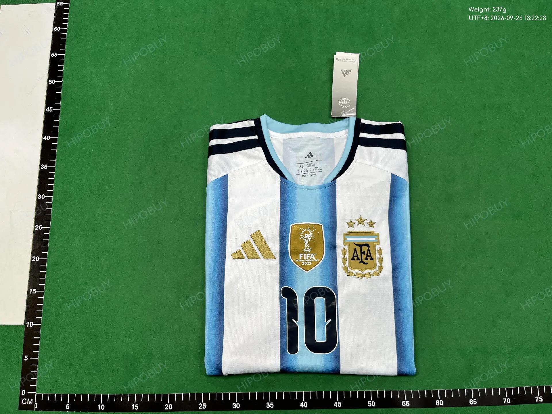 Foto QC 4 de adidas x Argentina 2024 Home Jersey White/Light Blue