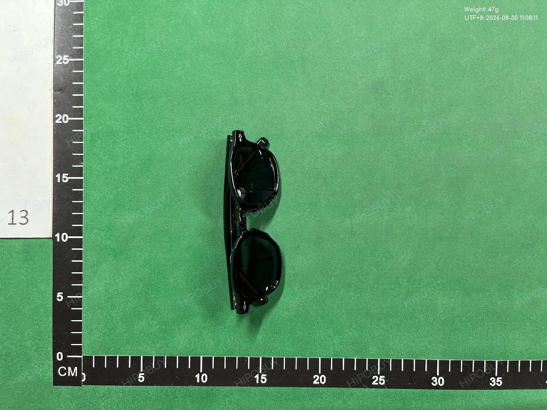 Foto QC 3 de Unbranded Round-Frame Acetate Sunglasses Blue Grey Grey