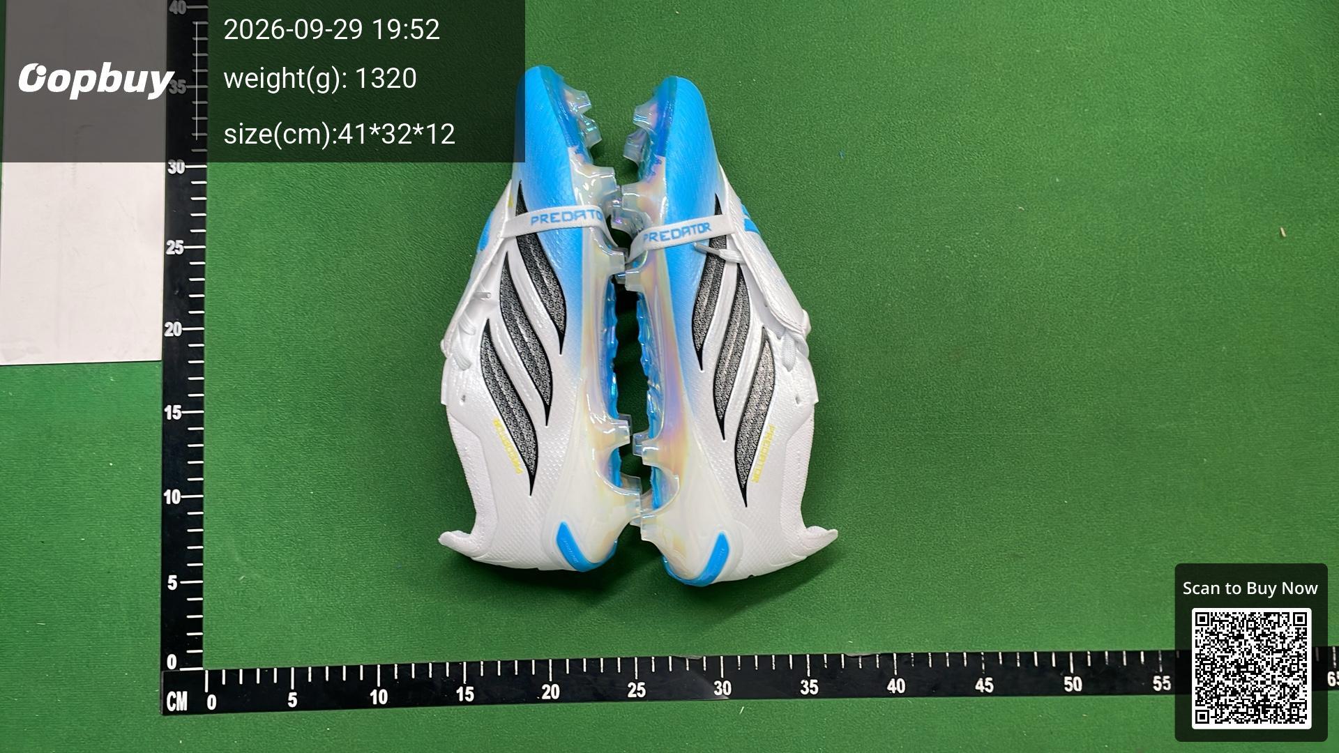 Foto QC 5 de Unbranded Soccer Cleats Knit Low-Top FG Black