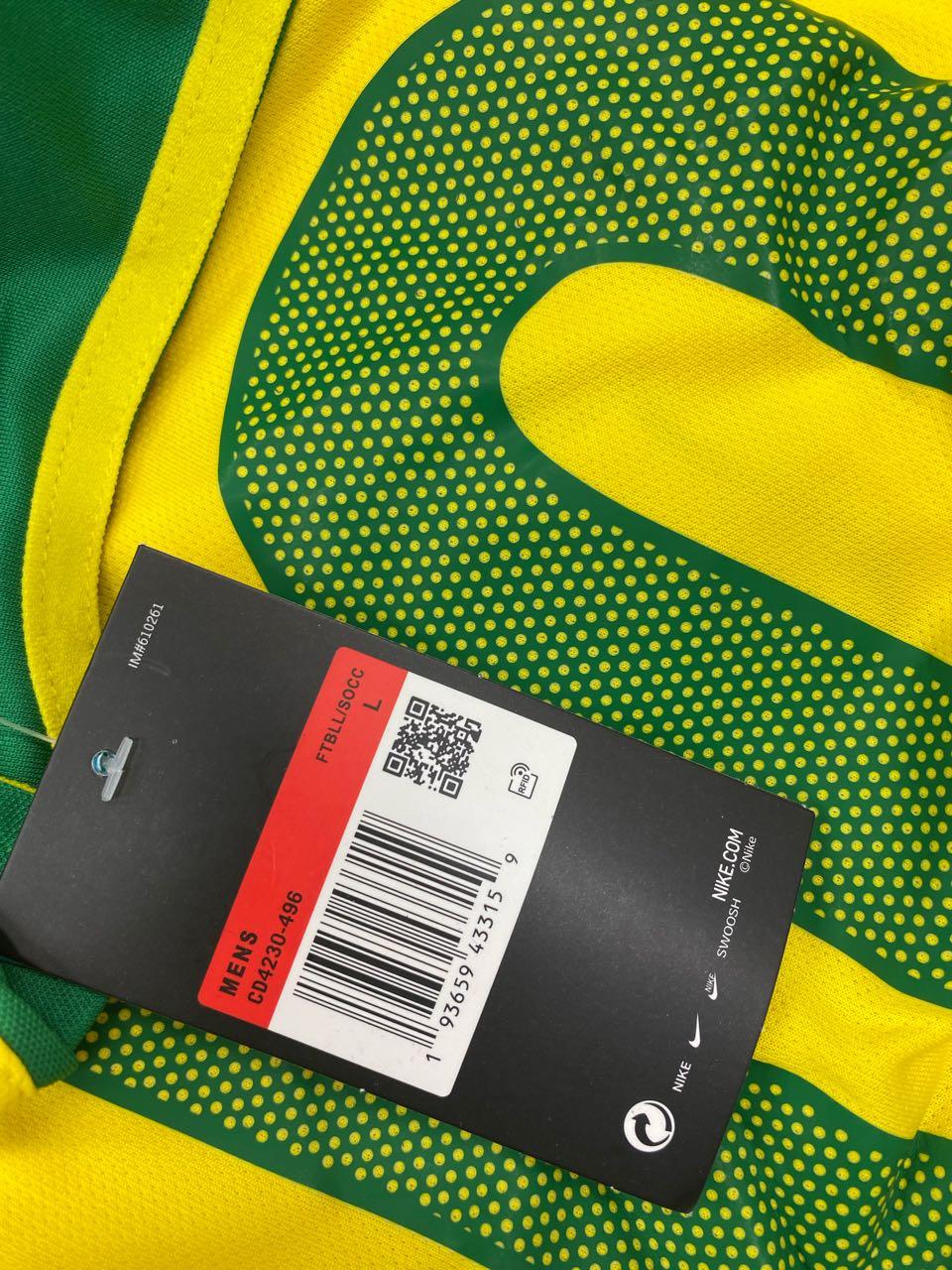 Foto QC 6 de Nike x Paris Saint-Germain Retro 2017/18 Home Neymar Jr #10 Jersey Navy