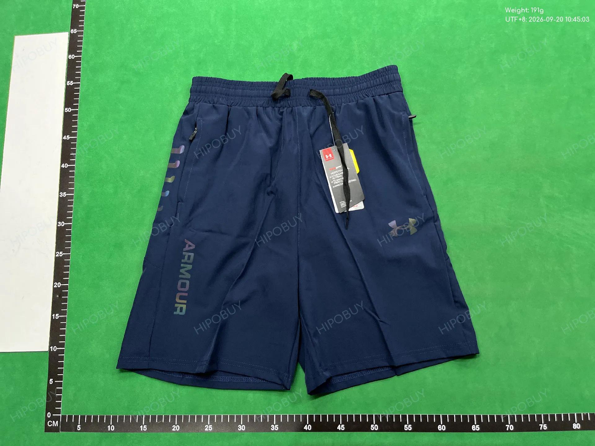 Foto QC 6 de Other Running Shorts Quick-drying Stretch Loose Navy