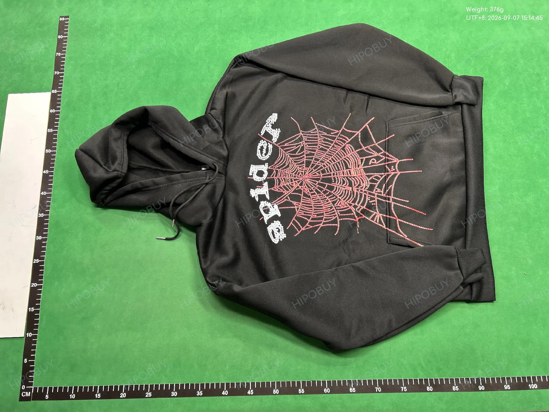 Foto QC 6 de Sp5der Hoodie Arched Logo Red