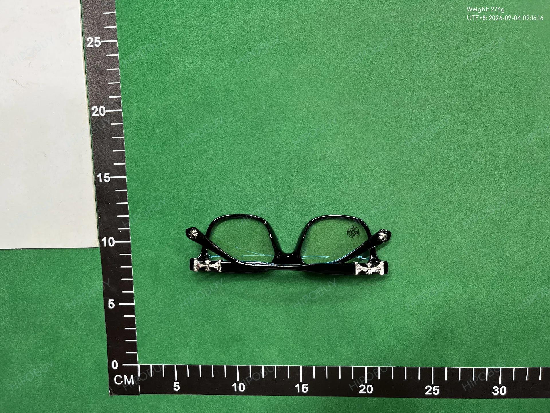 Foto QC 8 de Chrome Hearts Square Acetate Optical Glasses Black (2273)