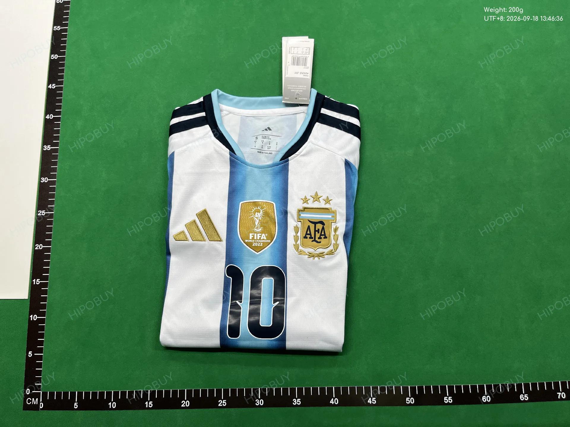 Foto QC 8 de adidas x Argentina 2024 Home Jersey White/Light Blue