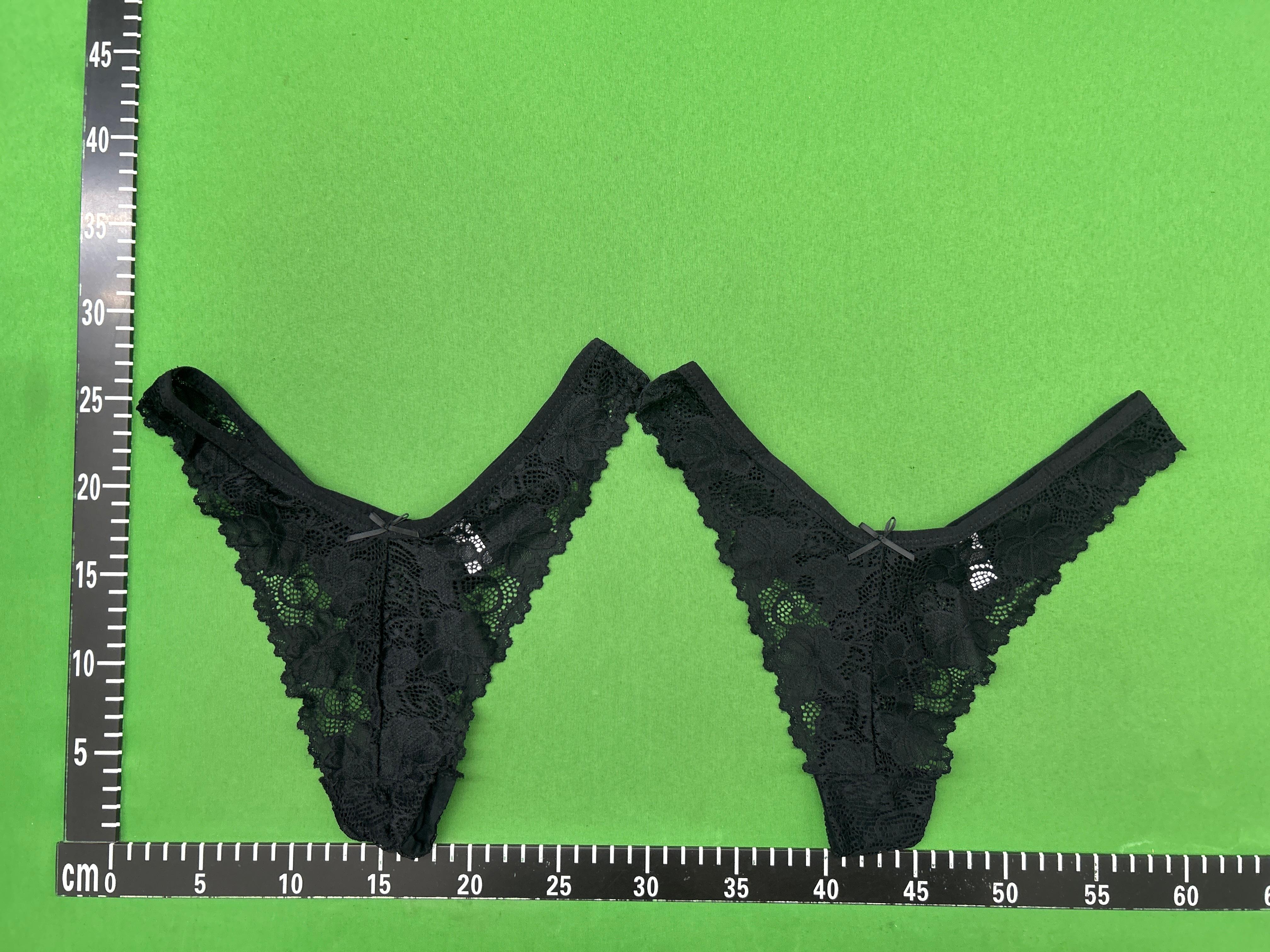 Foto QC 5 de Other Underwear Lace Low Waist Thong Grey