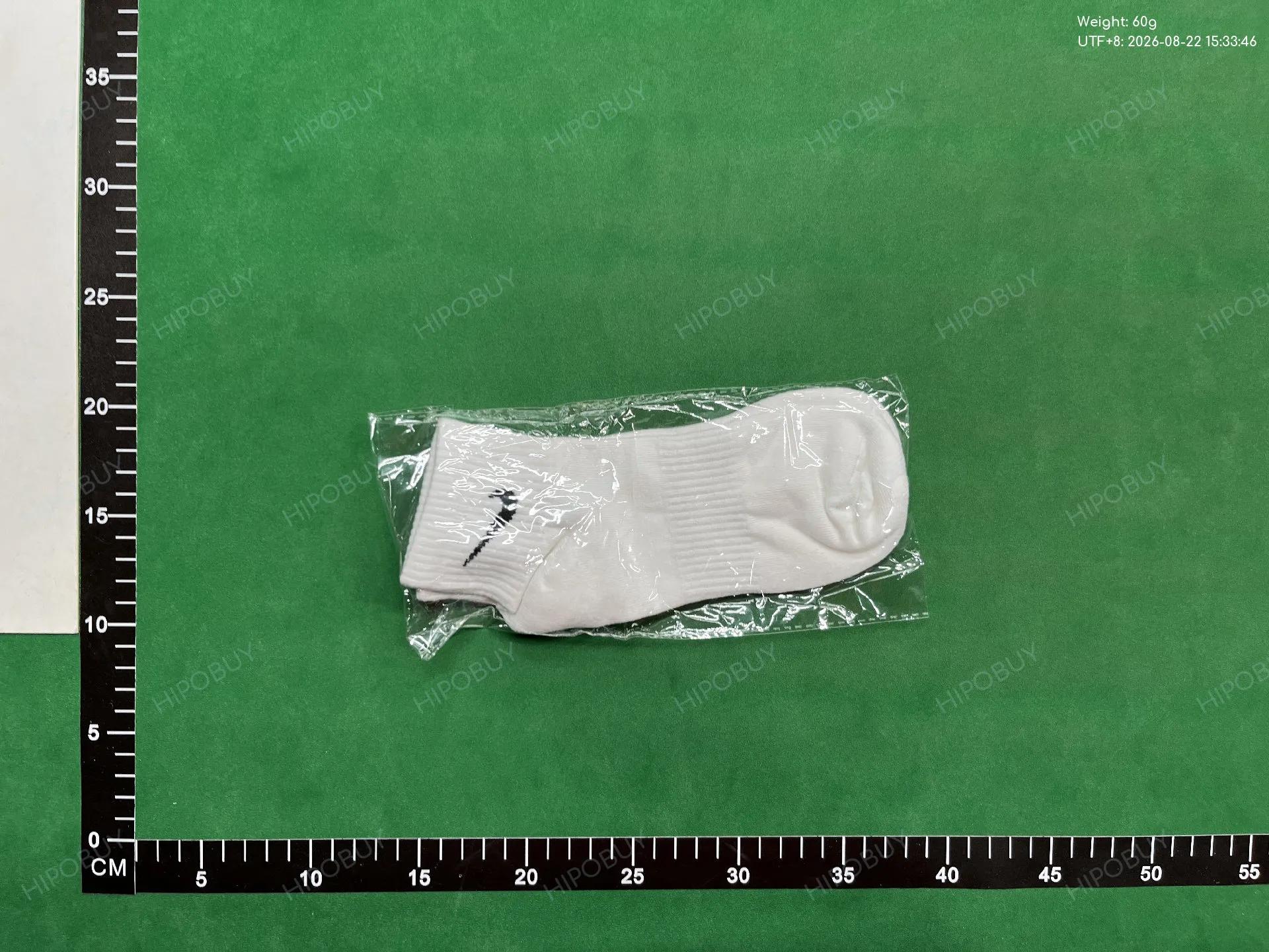 Foto QC 5 de Nike Everyday Crew Socks Lightweight Dri-FIT White Black