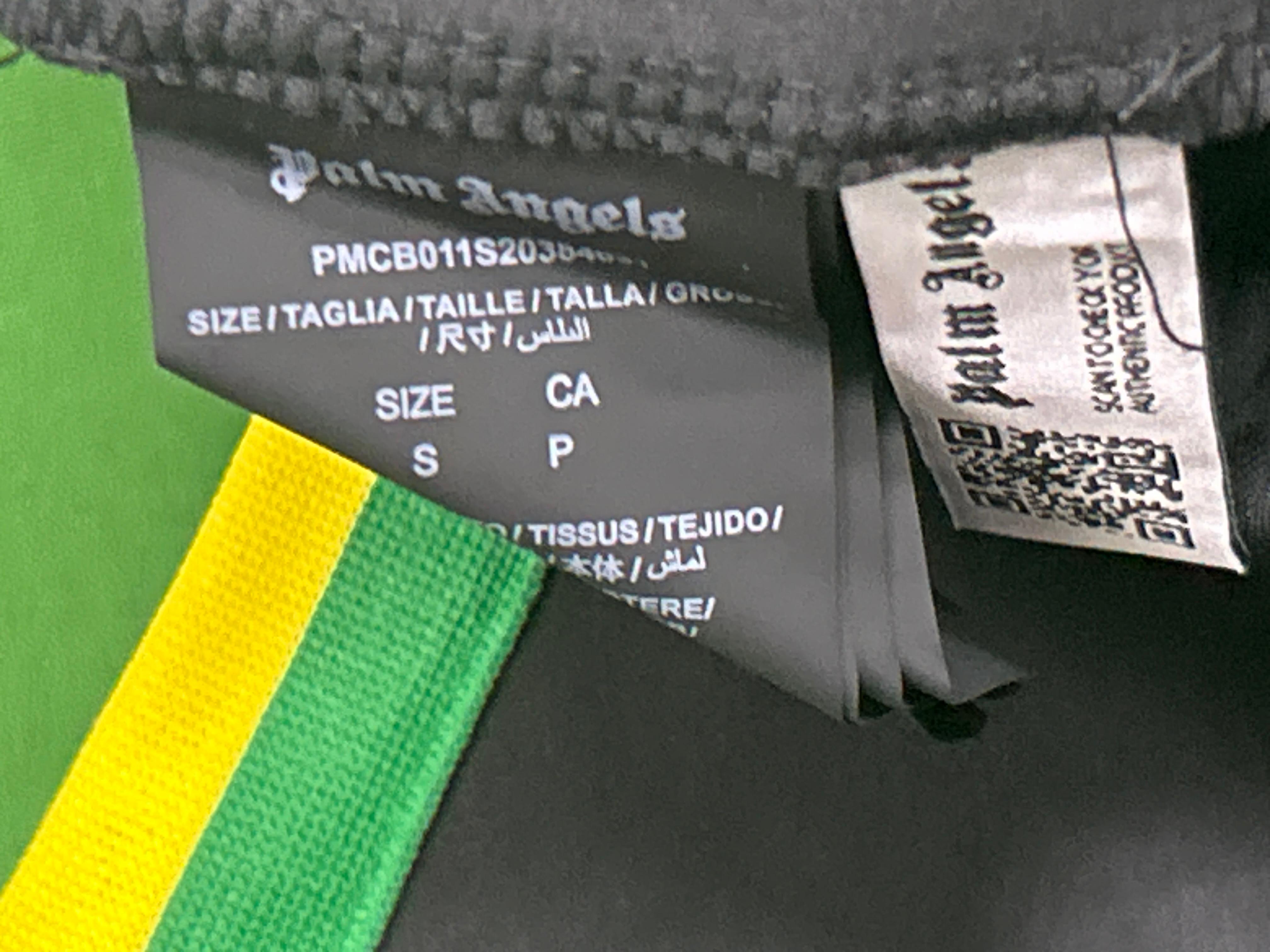Foto QC 6 de Palm Angels Classic Track Jacket Striped Webbing Black