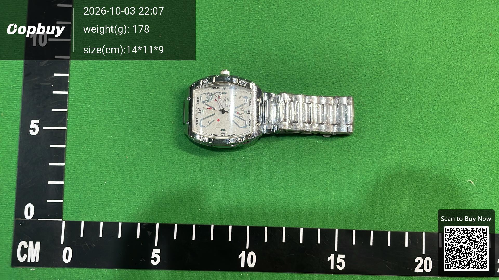 Foto QC 1 de Other Richard Style Barrel-Shaped Multifunctional Quartz Watch