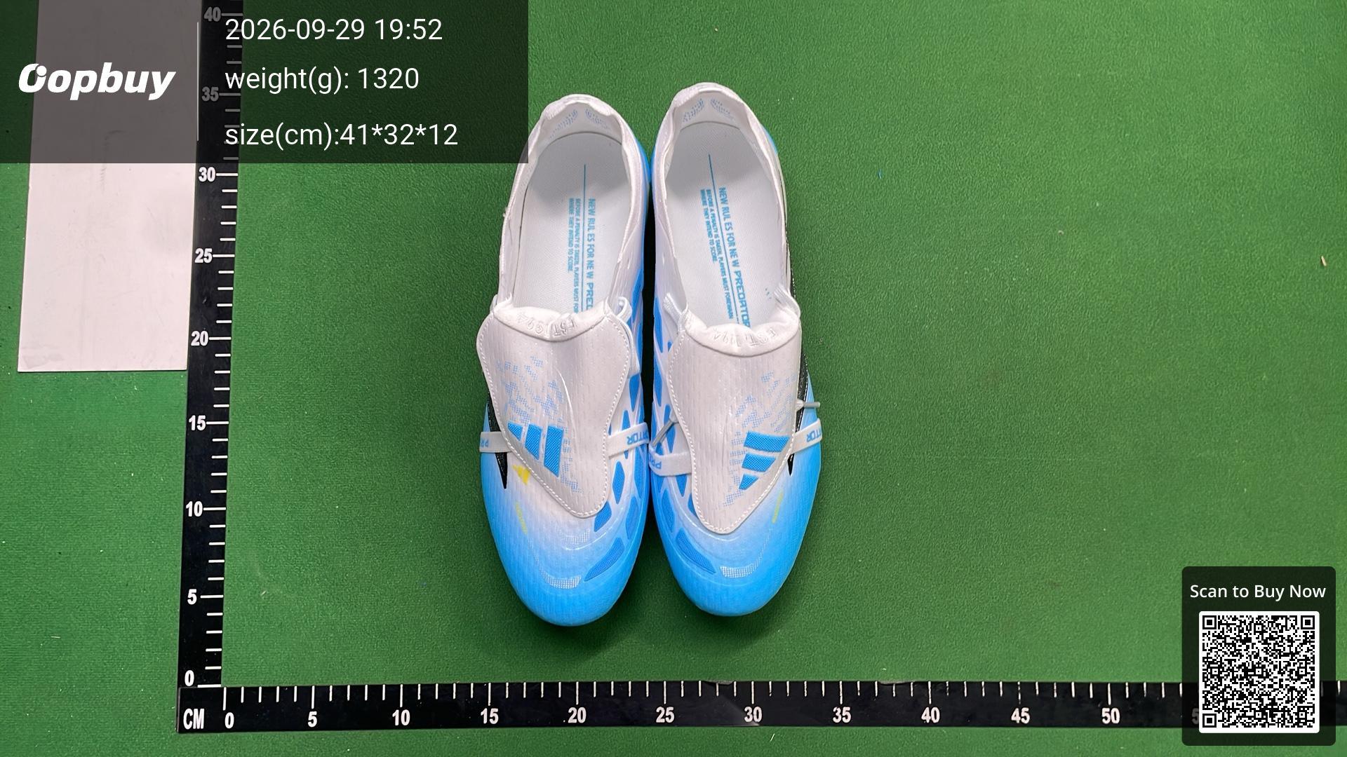 Foto QC 6 de Unbranded Soccer Cleats Knit Low-Top FG Black