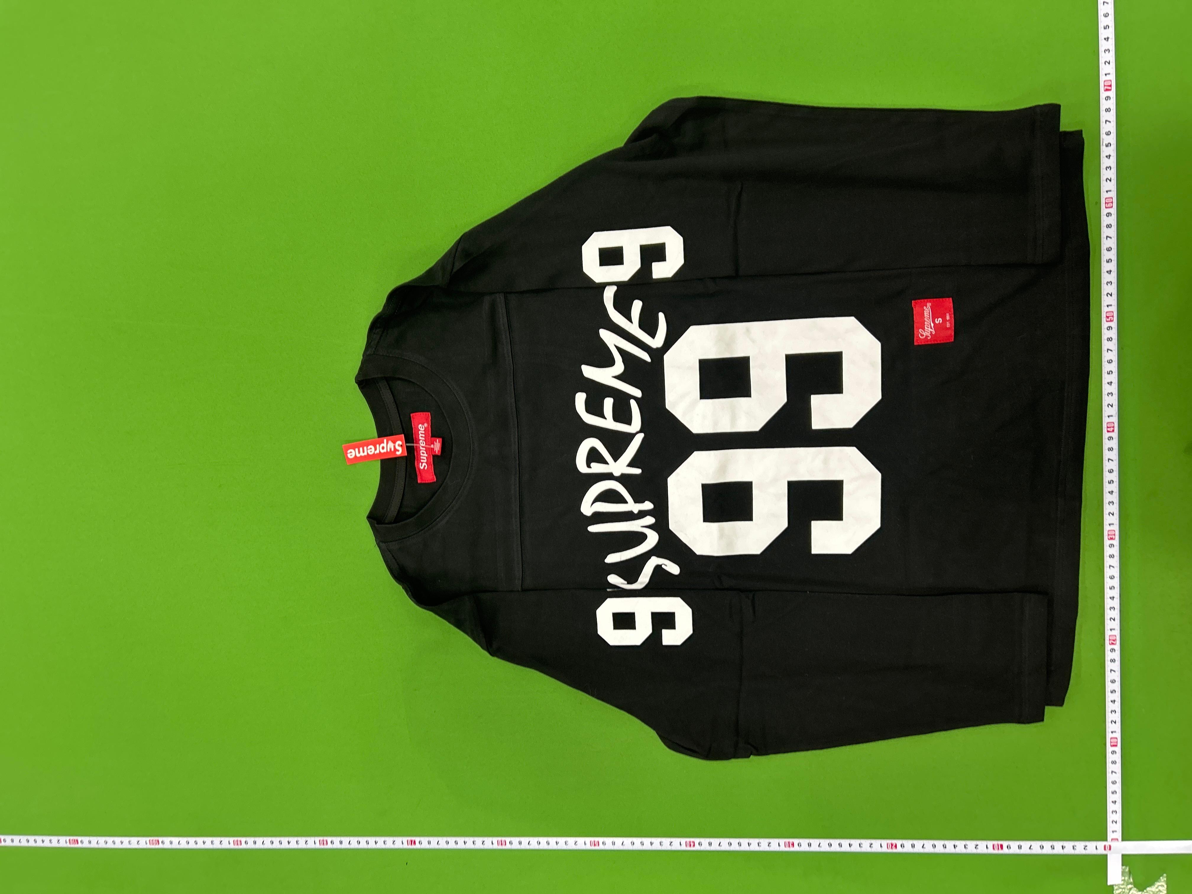 Foto QC 3 de Supreme 2024 Long Sleeve Number 8 Football Jersey White