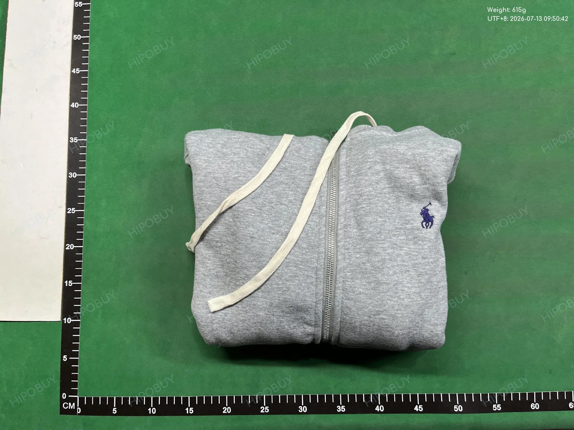 Foto QC 4 de Burberry Zip Sweater Check Lined Grey