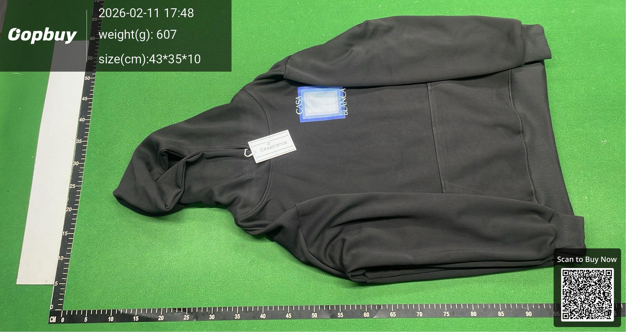 Foto QC 6 de Casablanca Arch Logo Hoodie White