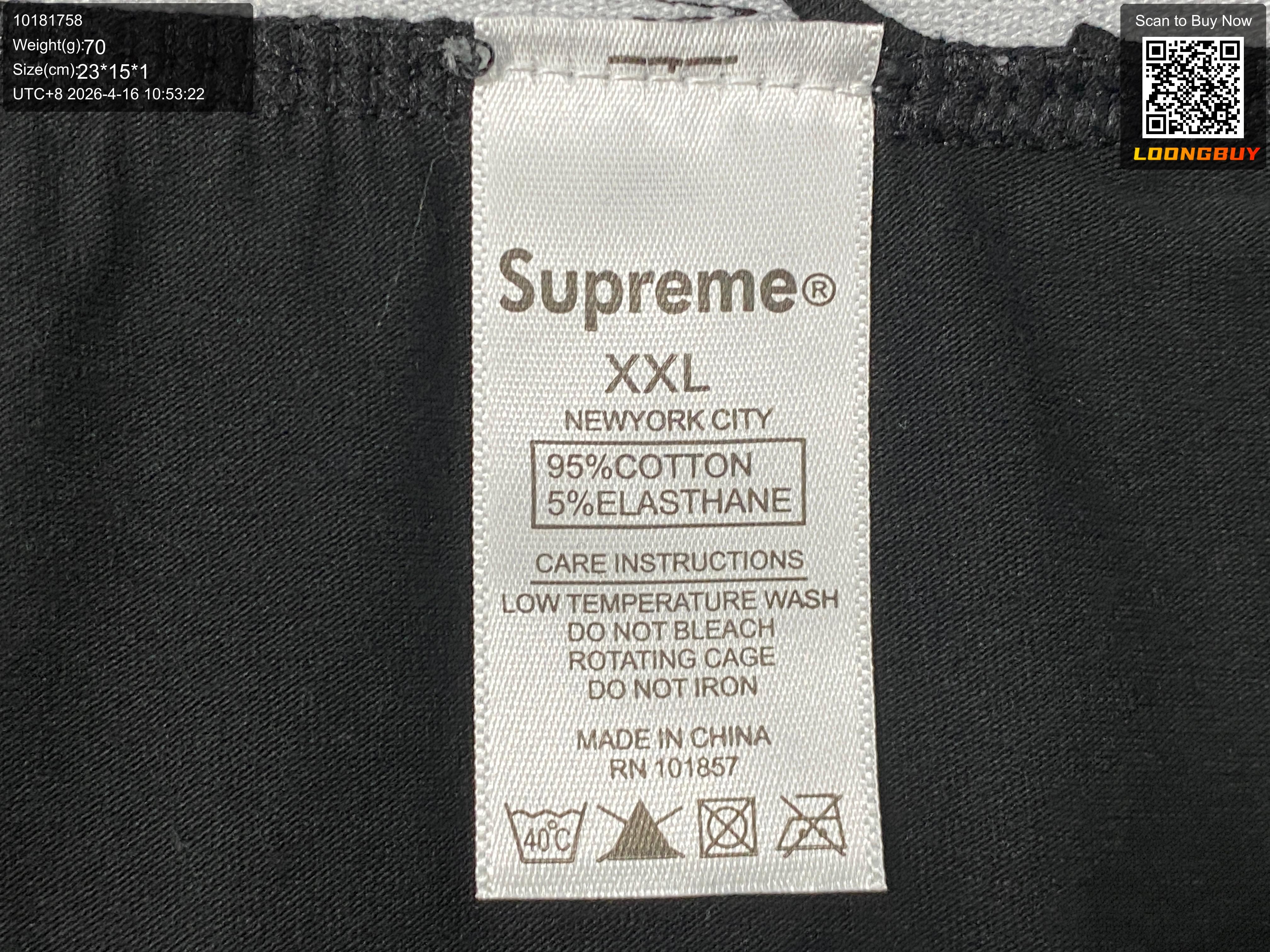 Foto QC 5 de Supreme Underwear Cotton Boxer Briefs Multicolor
