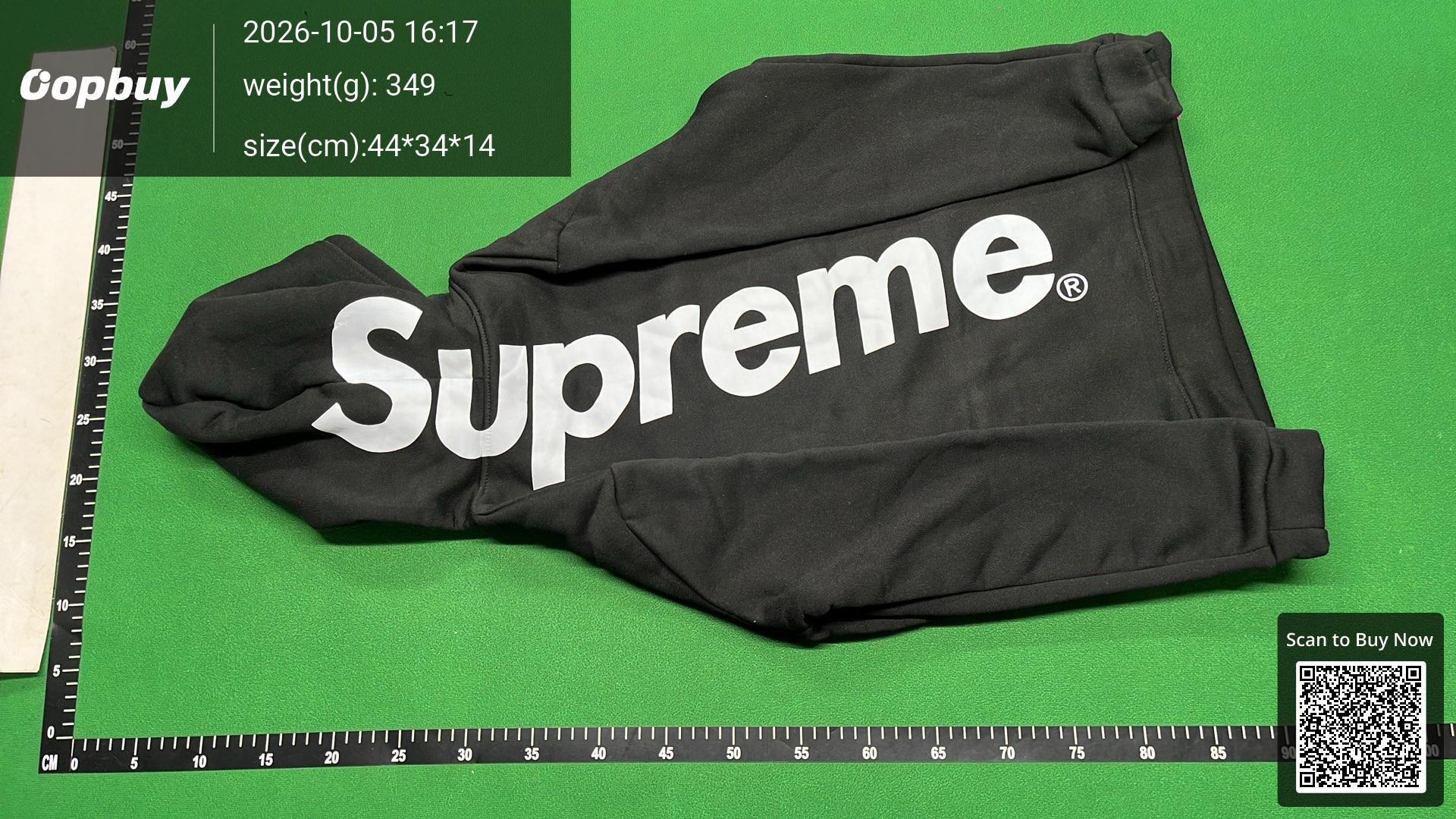 Foto QC 7 de Supreme Satin Applique Sweatpants Black